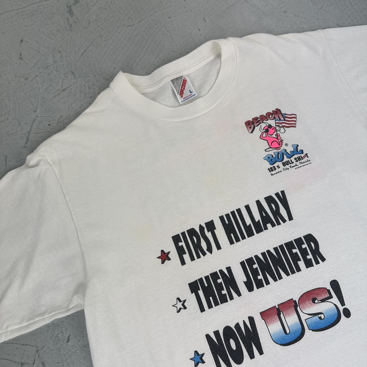 Impeach Clinton 90s vintage T-shirt - Large
