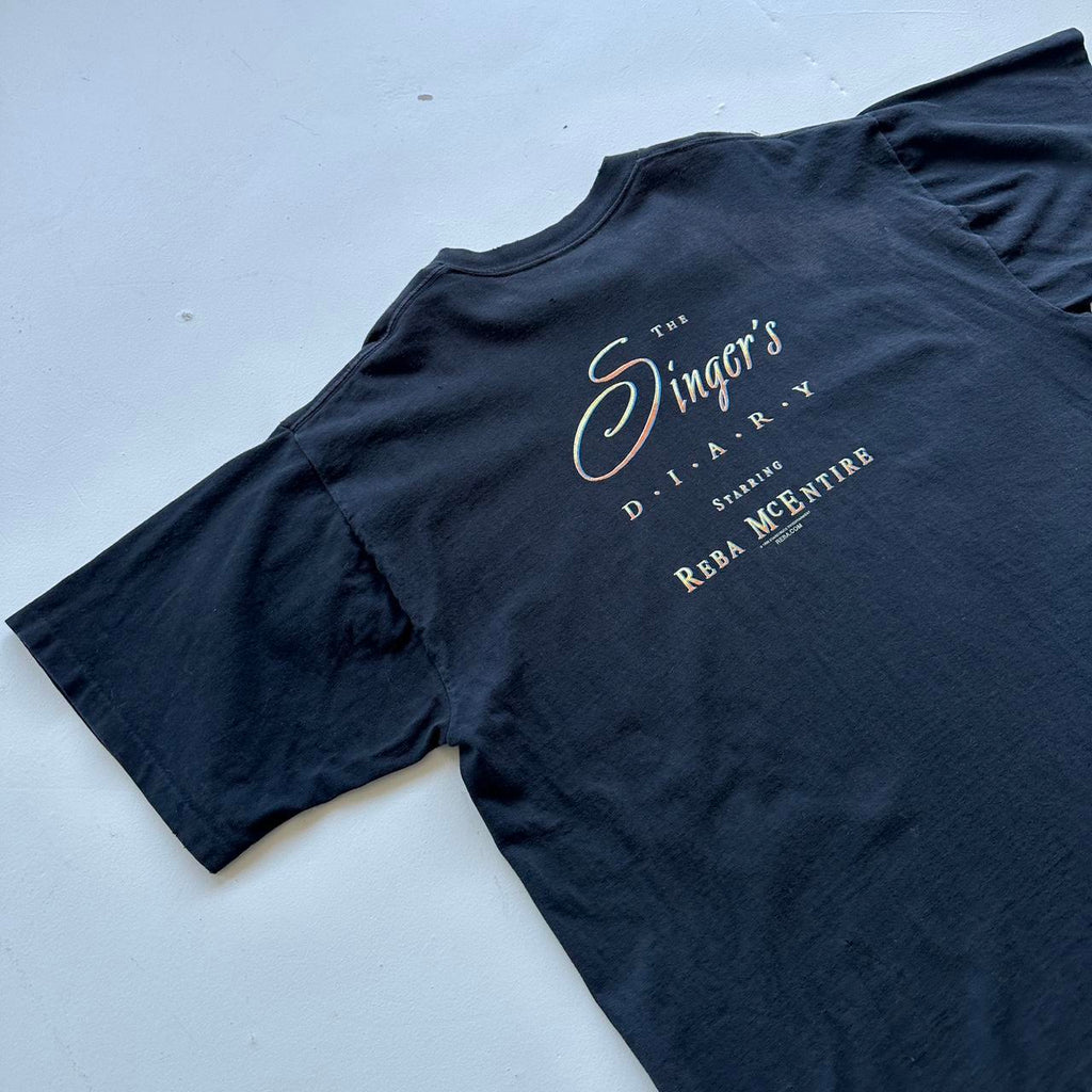 Reba McEntire Black 90s Vintage T-shirt - XL