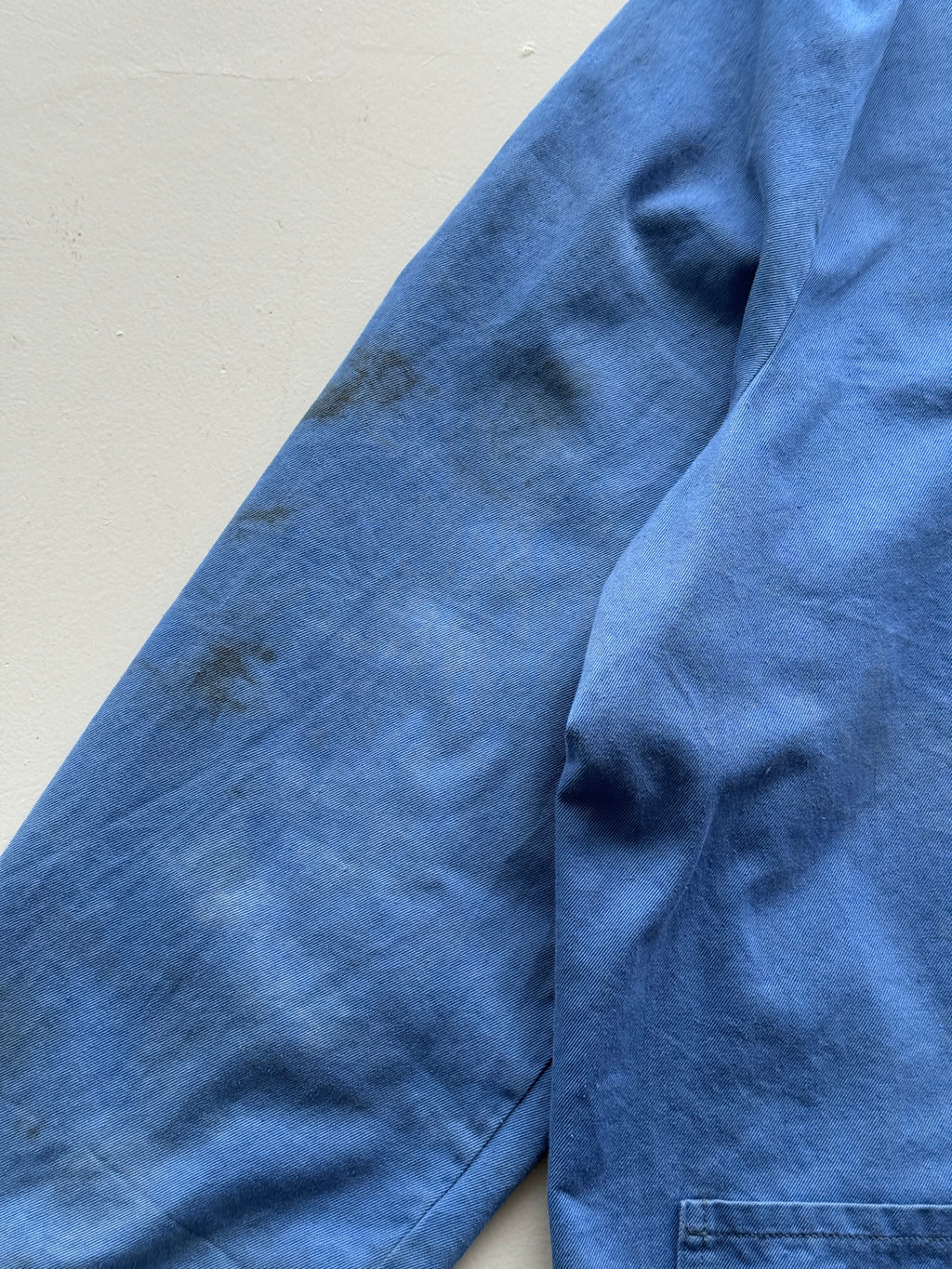 Blue French Chore Jacket 80's Vintage Workwear Jacket - XL