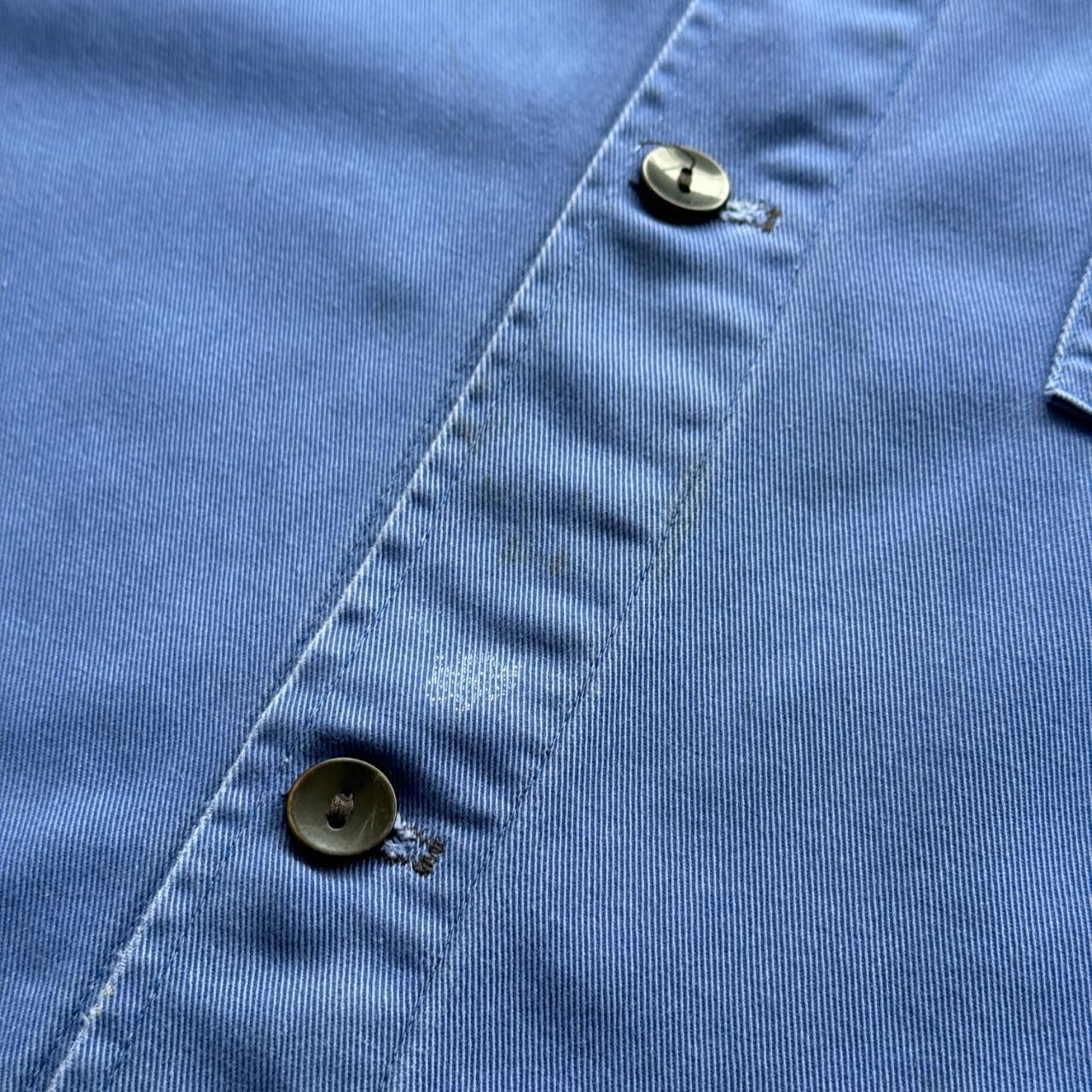 Blue French Workwear 80’s Vintage Chore Jacket - Medium