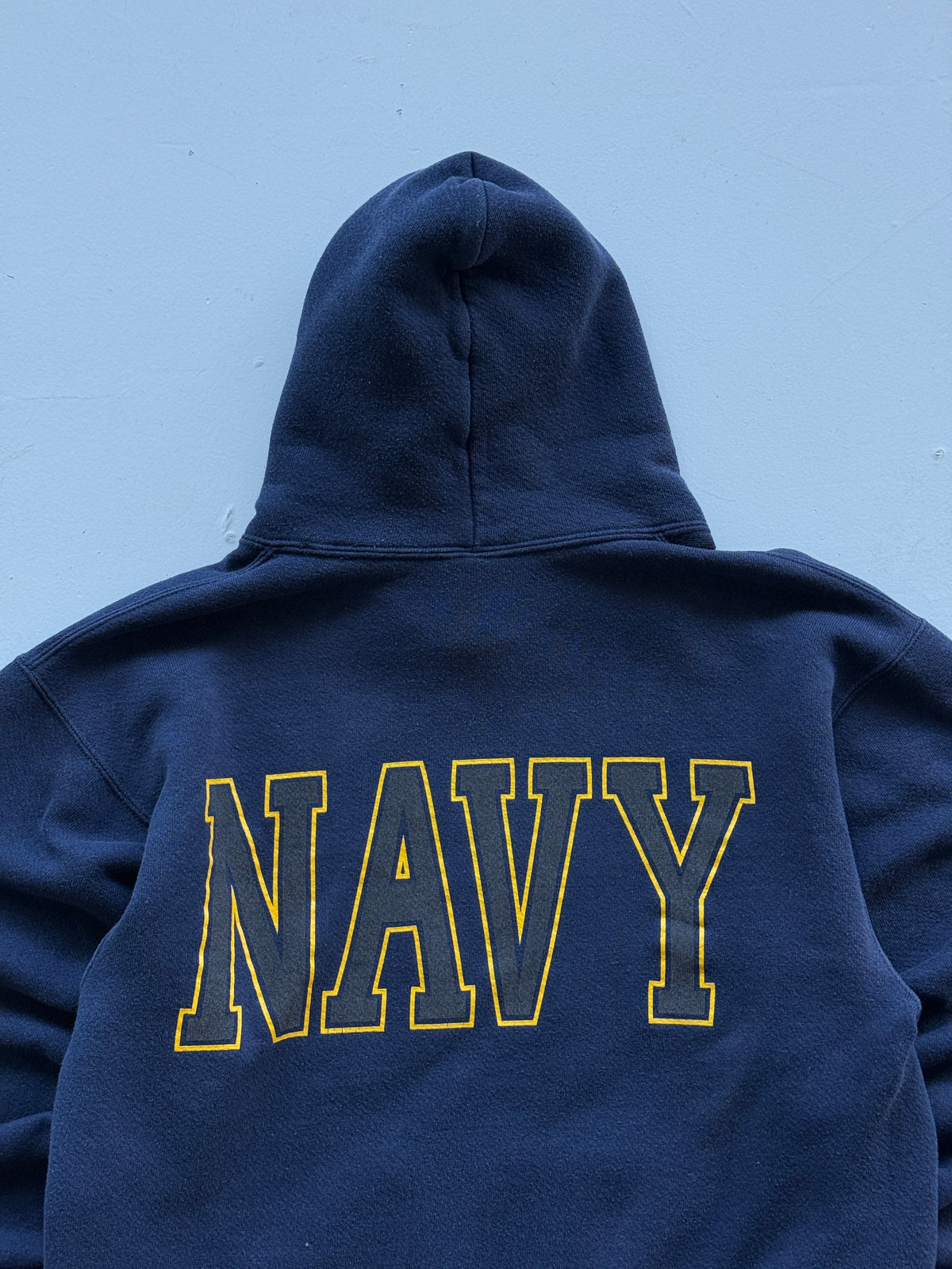 Navy United States Navy Made in USA Vintage Hoodie - Small