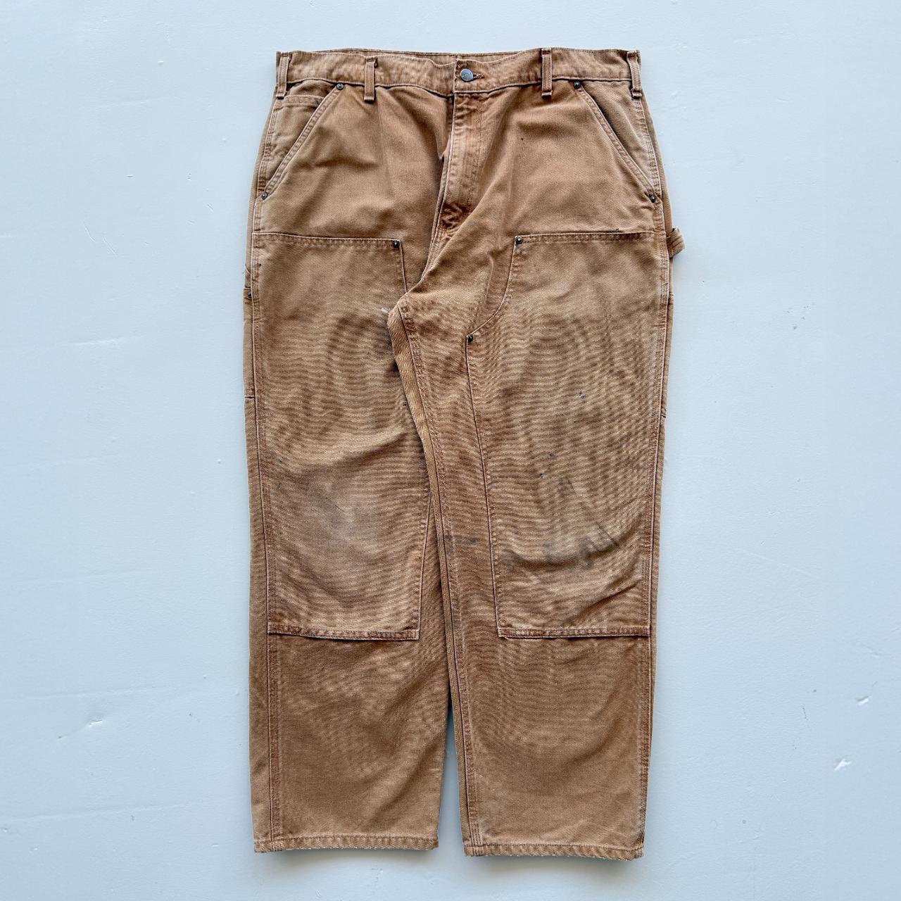 Hamilton Brown Carhartt Double Knee Vintage Carpenter Pants - 35" x 28"