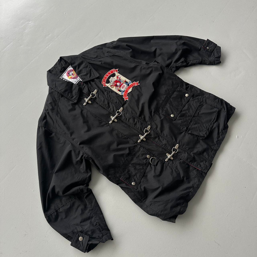 Black Rare The Disney Store Fireman’s Clasp 90’s Vintage Jacket - XL