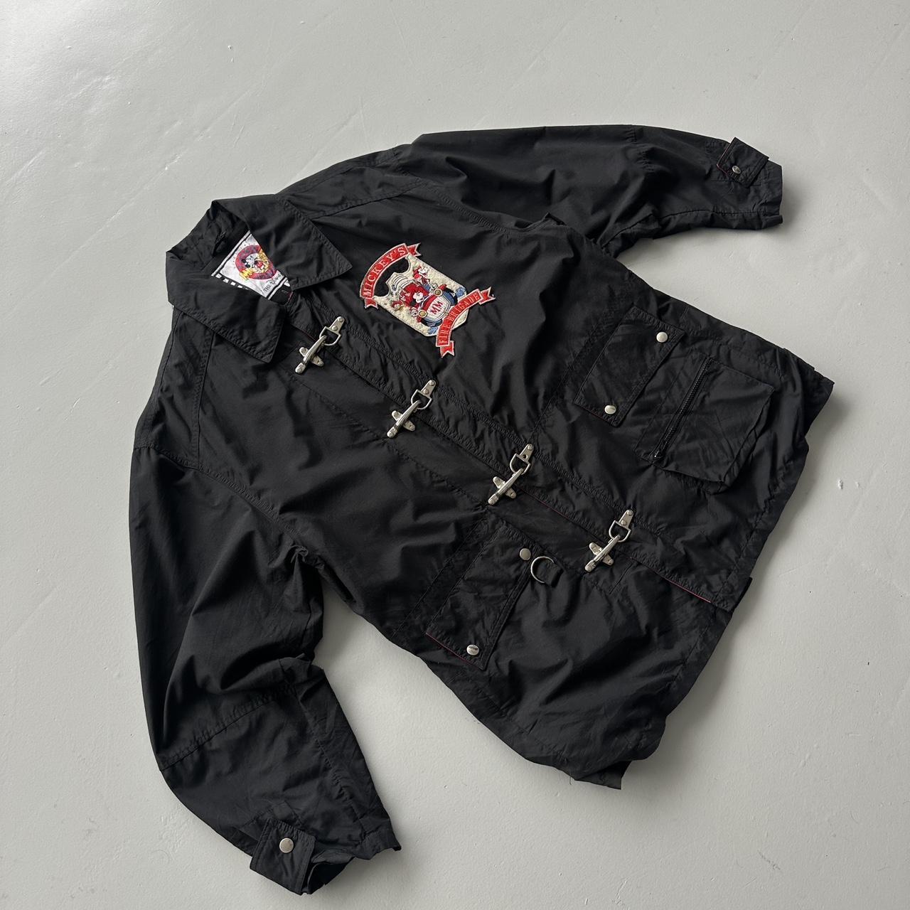 Black Rare The Disney Store Fireman’s Clasp 90’s Vintage Jacket - XL