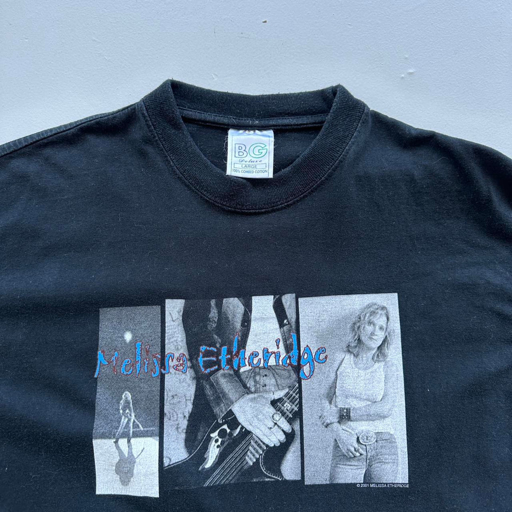 Melissa Etheridge Black 00s Vintage T-shirt - Large