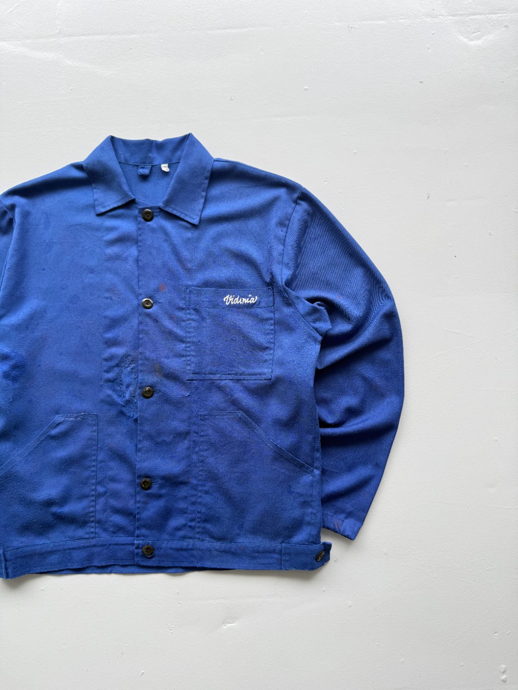 French Worker Vidima Vintage 80's Chore Jacket CH244 - Small