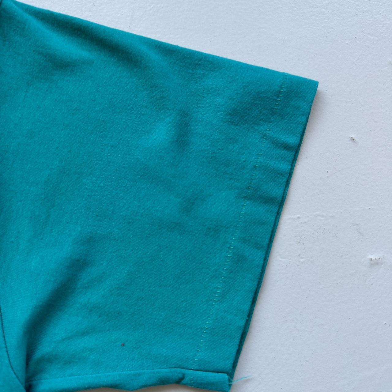 Aqua Blue Mississippi 90s Vintage T-shirt - Medium