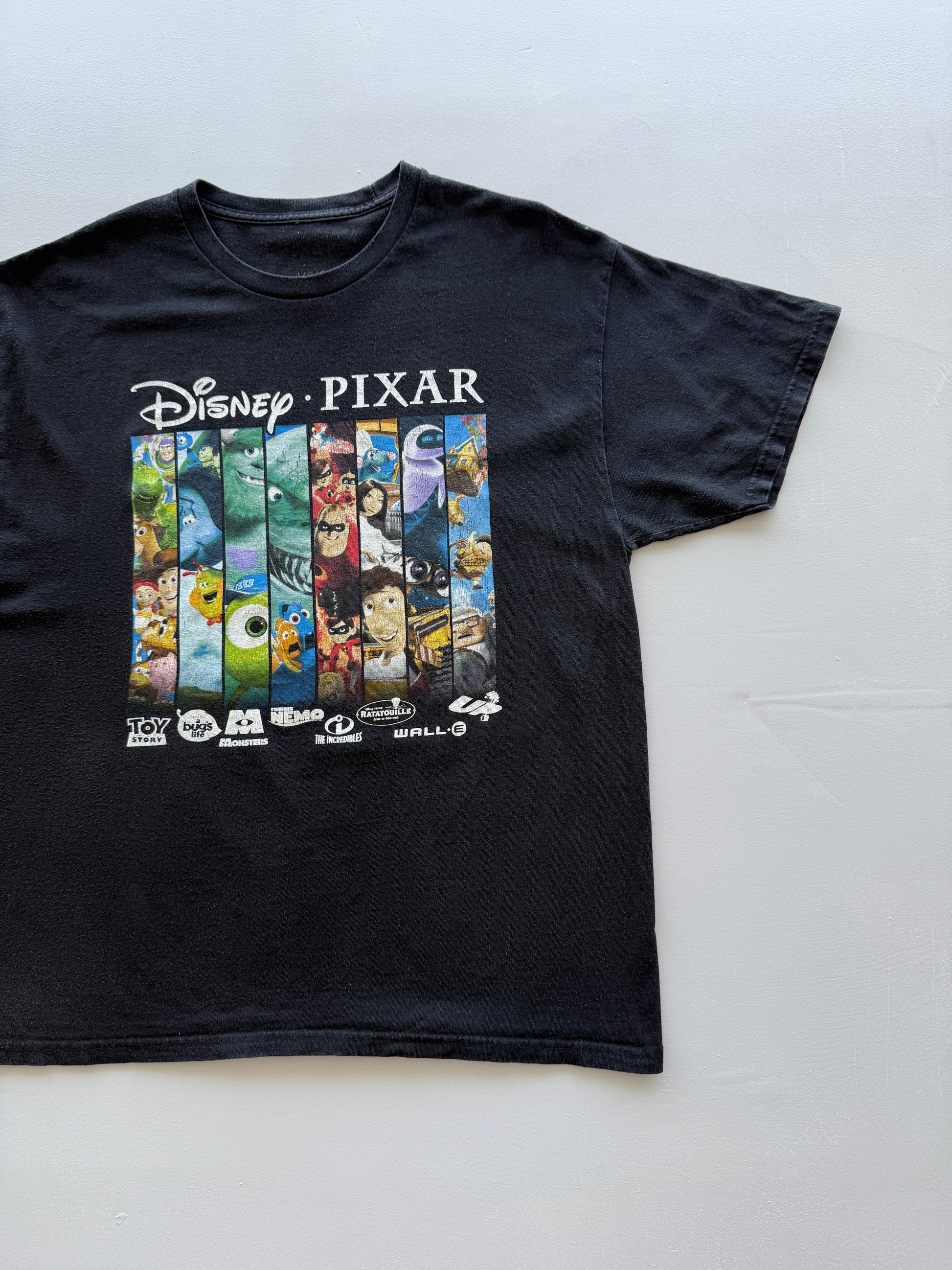 Disney Pixar Multi-Film 00's Vintage Graphic T-Shirt - Large