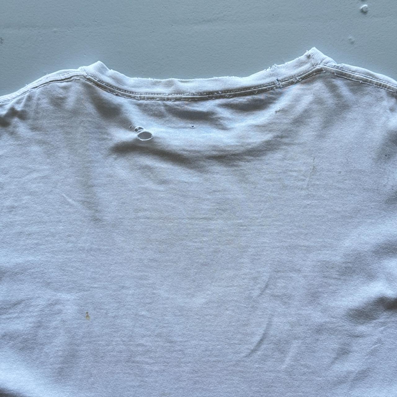 White Custom Cars Hot Rods Thrashed Vintage 90s T-shirt - XL