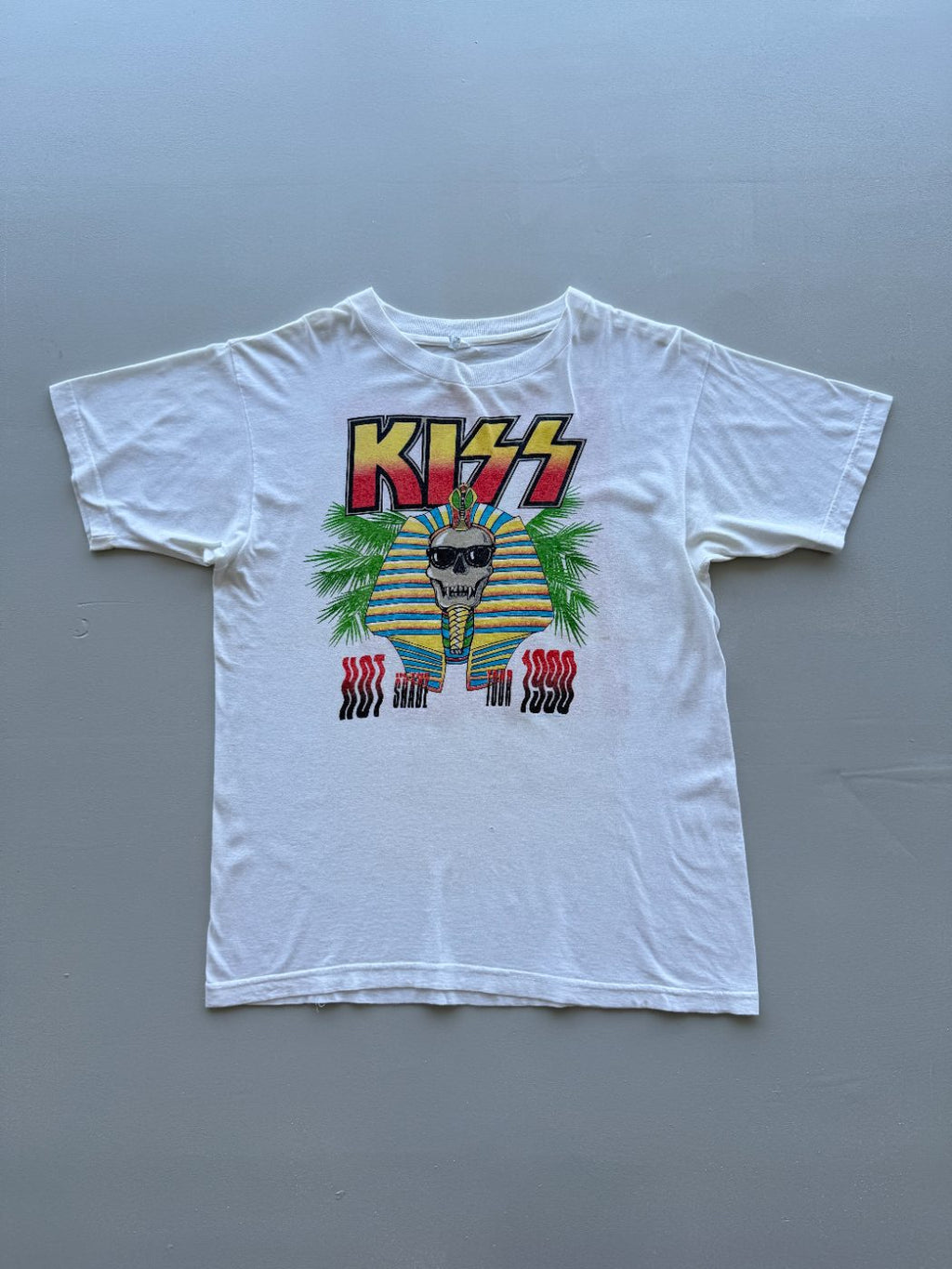 KISS Hot In The Shade Tour 1990 Vintage Band T-Shirt - Large