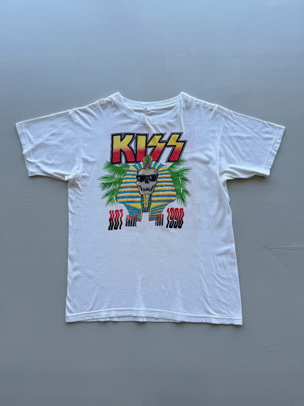 KISS Hot In The Shade Tour 1990 Vintage Band T-Shirt - Large