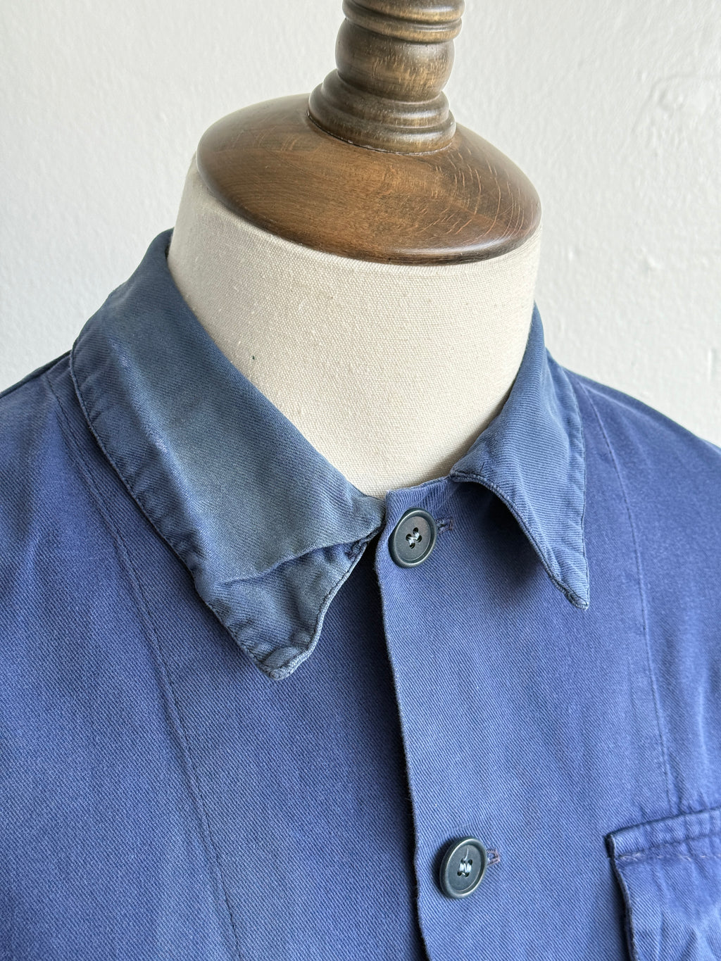 Blue Fraizzoli & C. 1960's Vintage Workwear Chore Jacket CH531 - Small