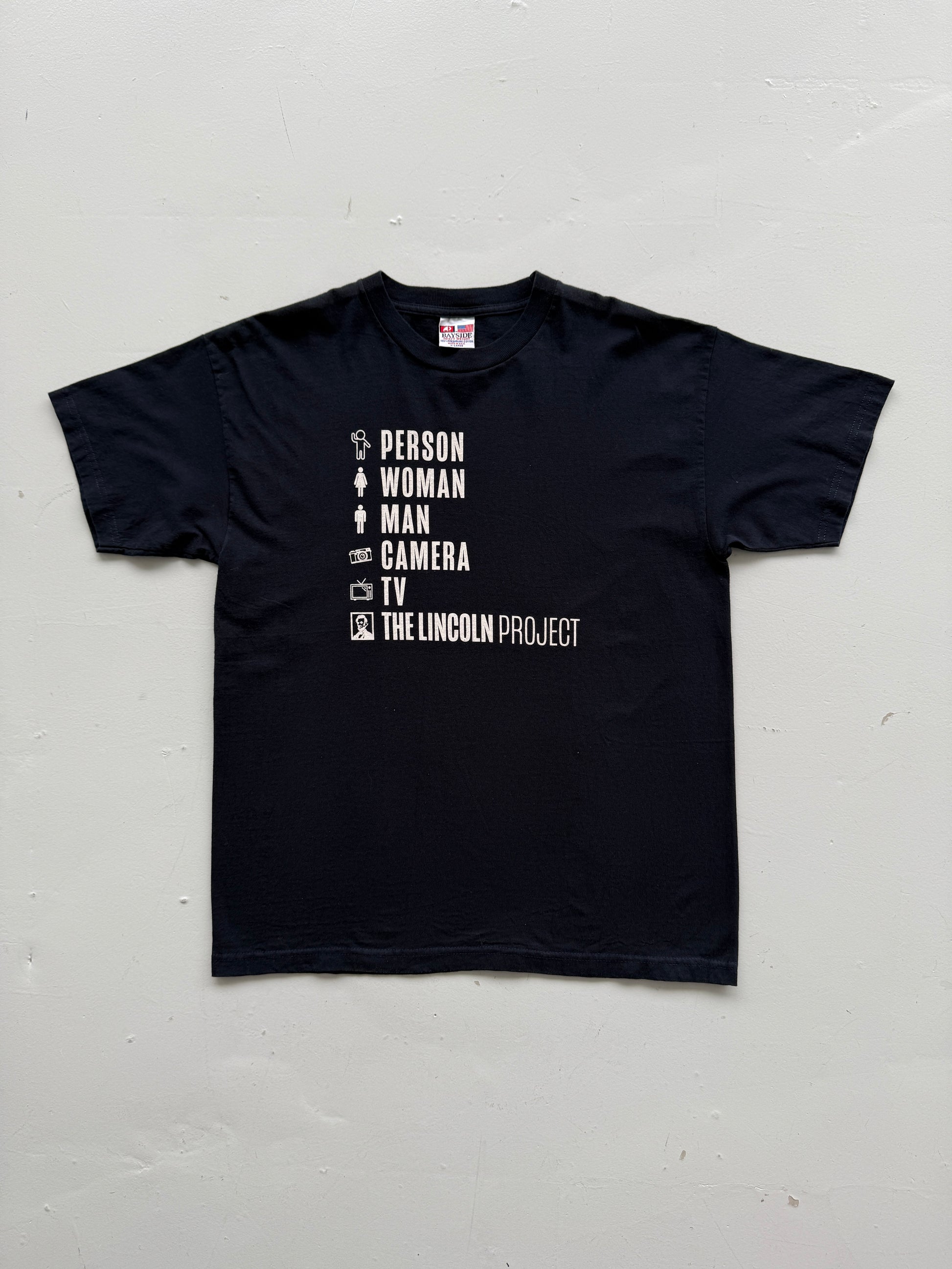Black The Lincoln Project 00's Vintage Graphic T-Shirt - XL