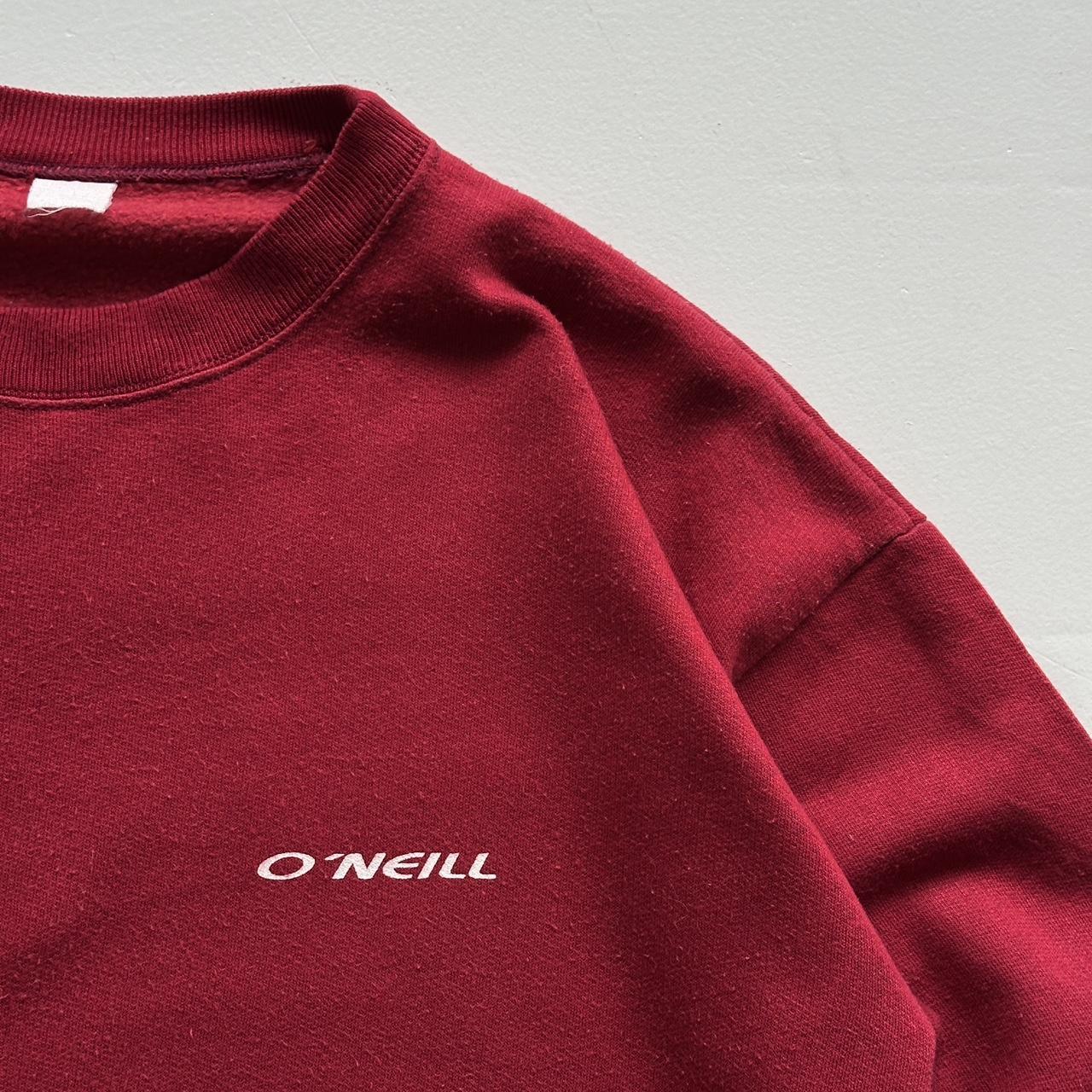 Burgundy O’neill Surf Competition 90’s Vintage Graphic Sweatshirt - Large