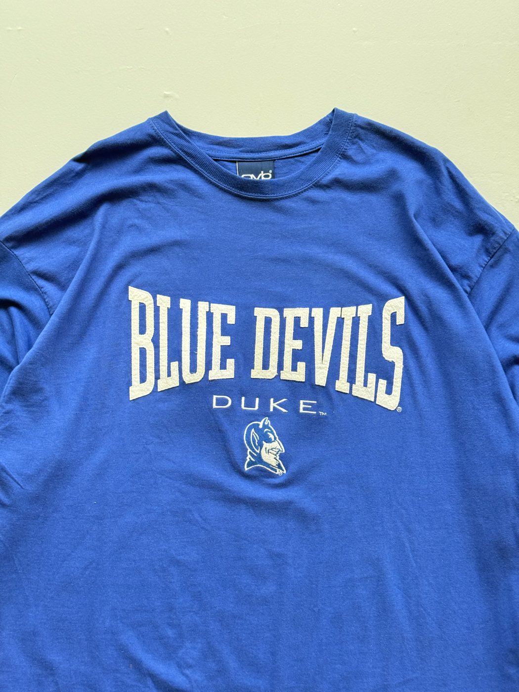 OVB Old Varsity Brand Duke Blue Devils Vintage Long Sleeve College T-Shirt - 2XL