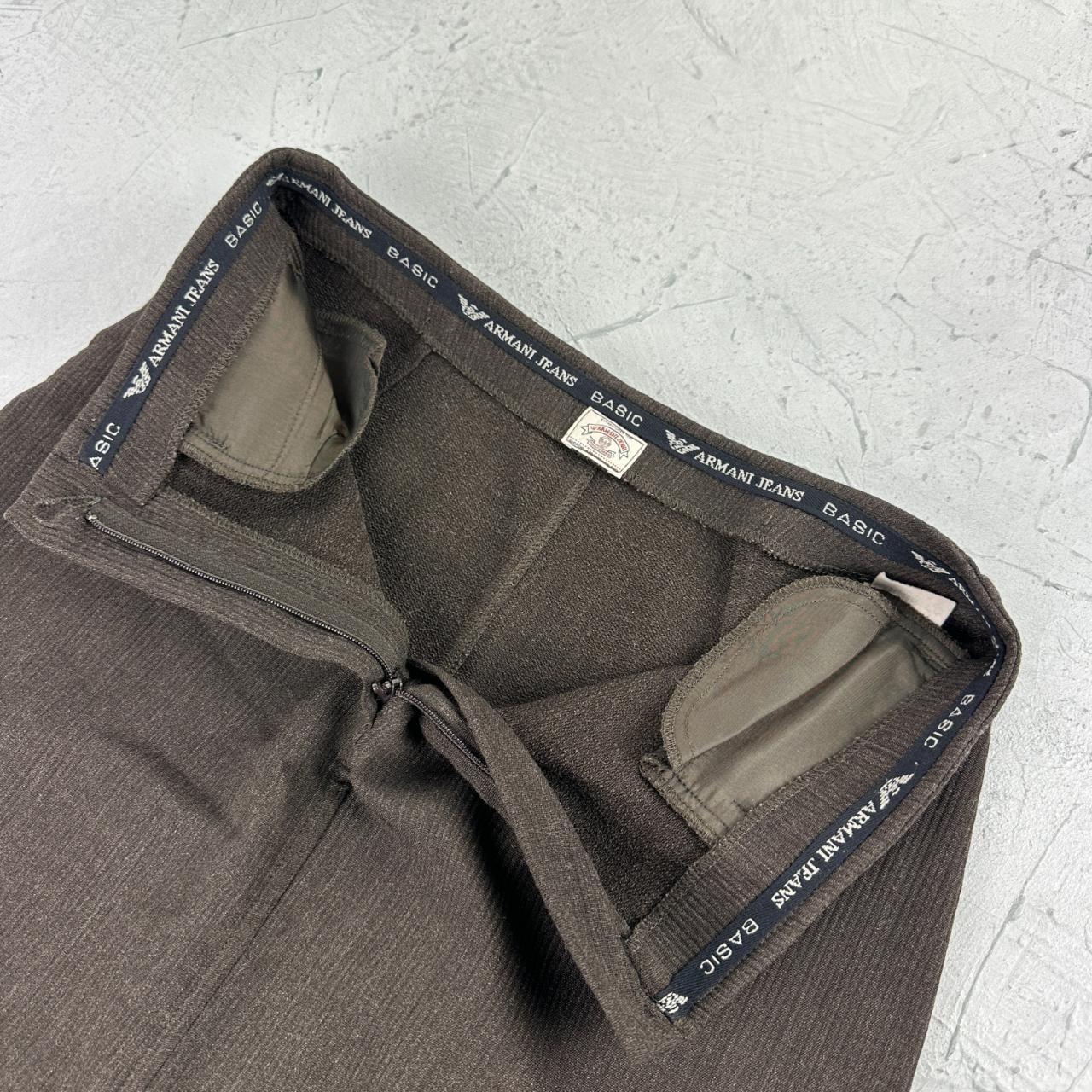 Armani Brown Vintage Skirt - W28 L21 Small