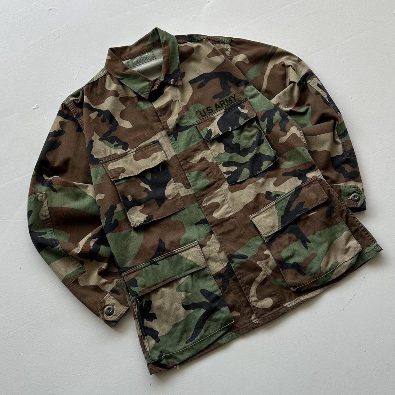 Camouflage US Army 80s/90s Vintage Shirt - Medium
