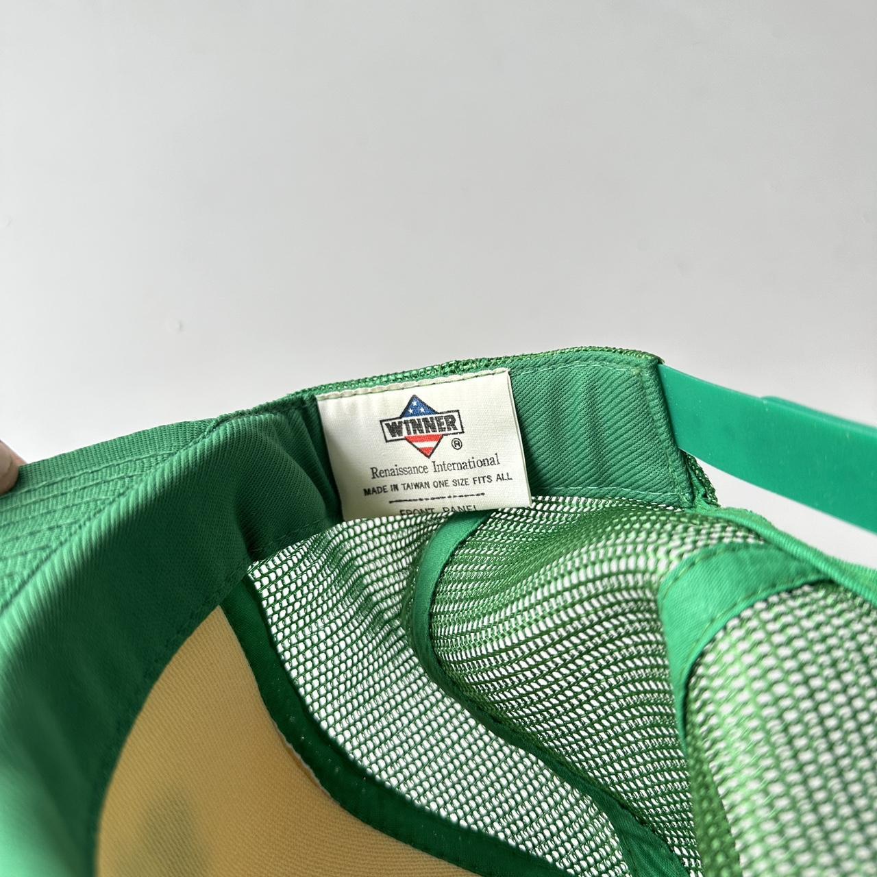 Green / White Pomp’s Mesh and Foam Trucker SnapBack Cap