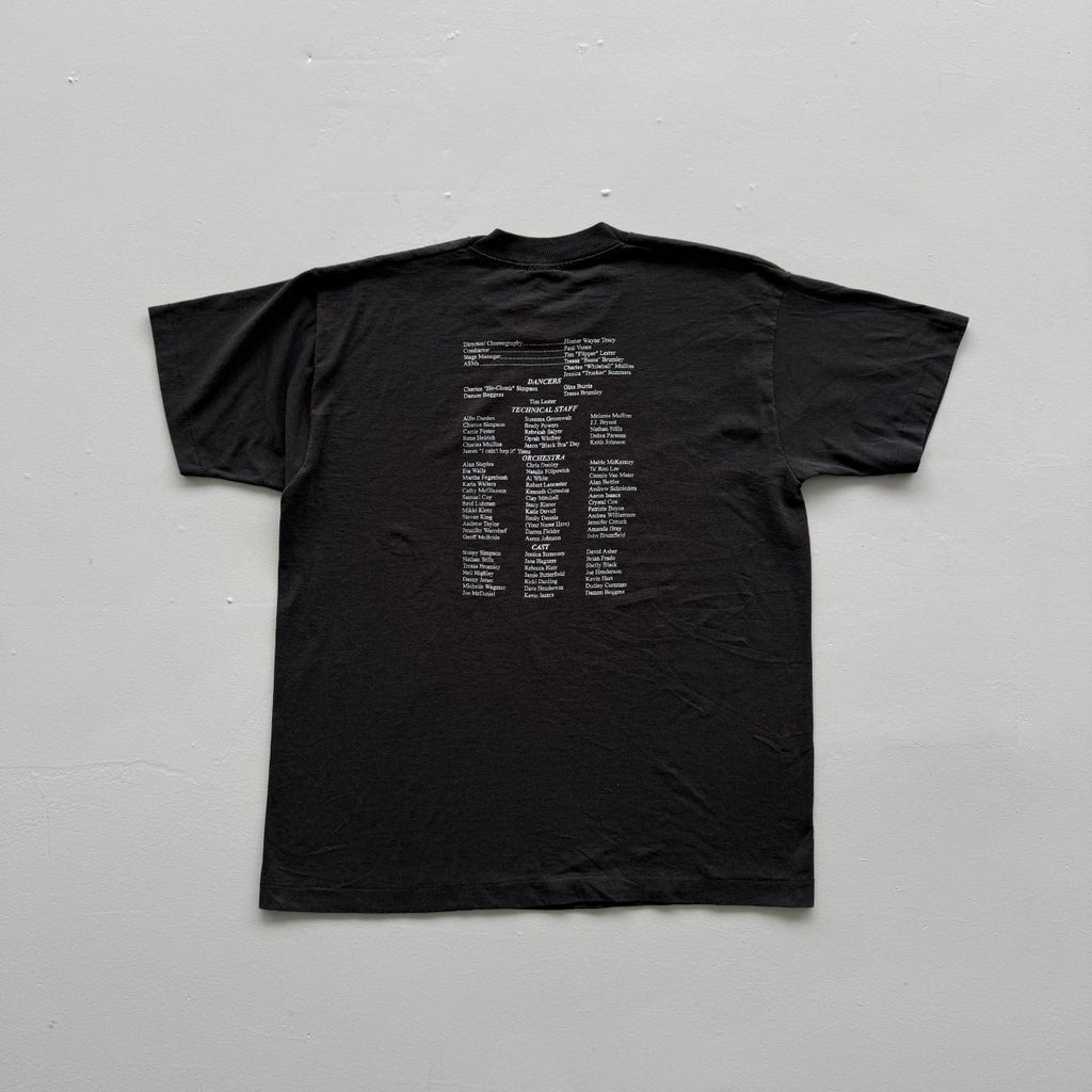 Black The Opera Vintage 90s T-shirt - XL