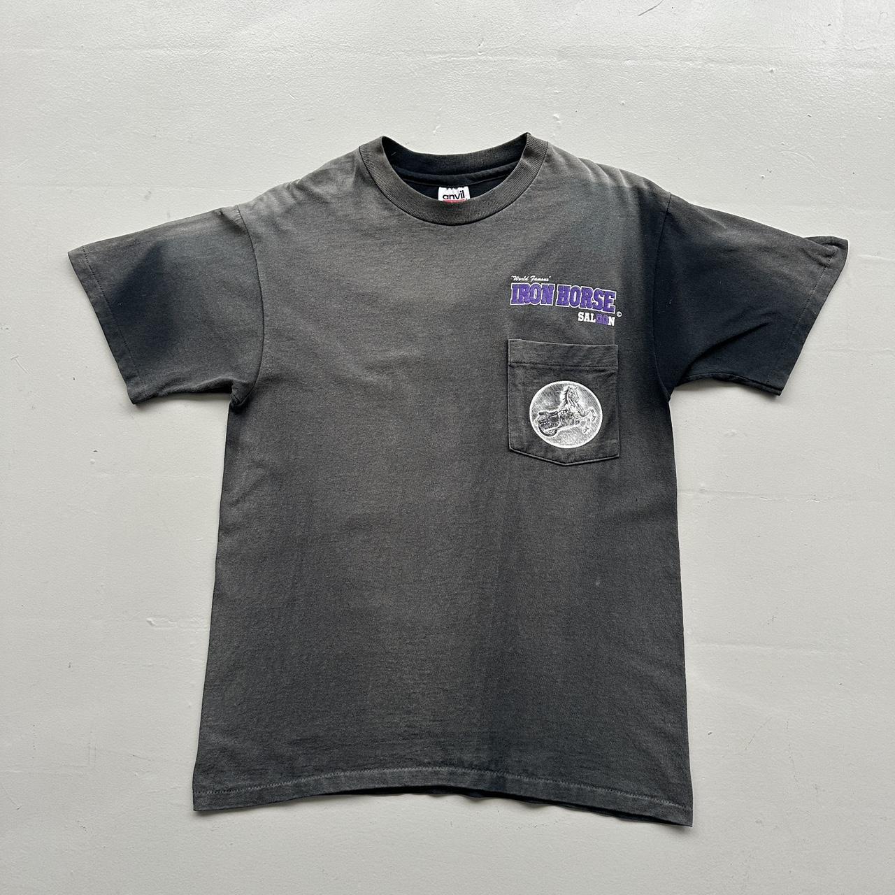 Faded Iron Horse Saloon 1997 Vintage 90's Graphic T-shirt - Small