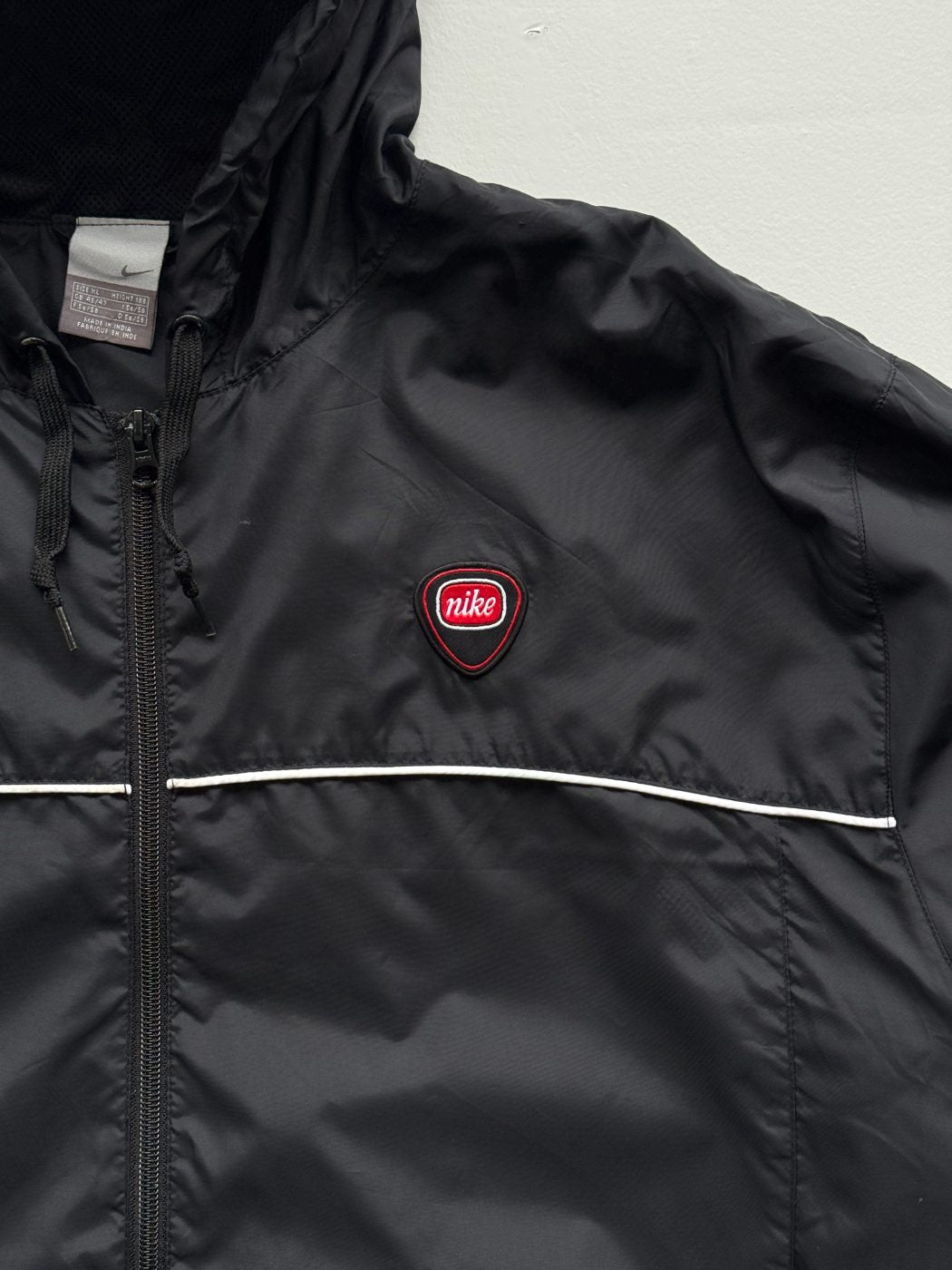 Nike Shield Badge Vintage Hooded Track Jacket - XL