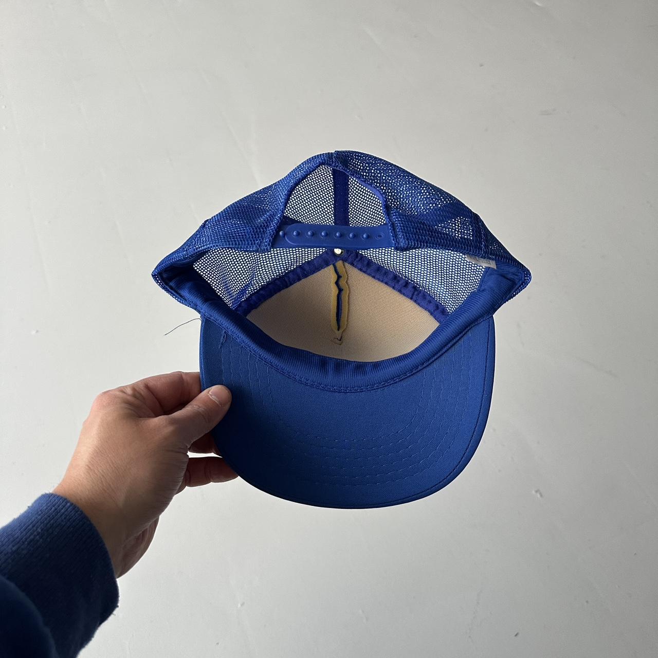 Blue Public Defender Vintage Foam and Mesh SnapBack Trucker Cap