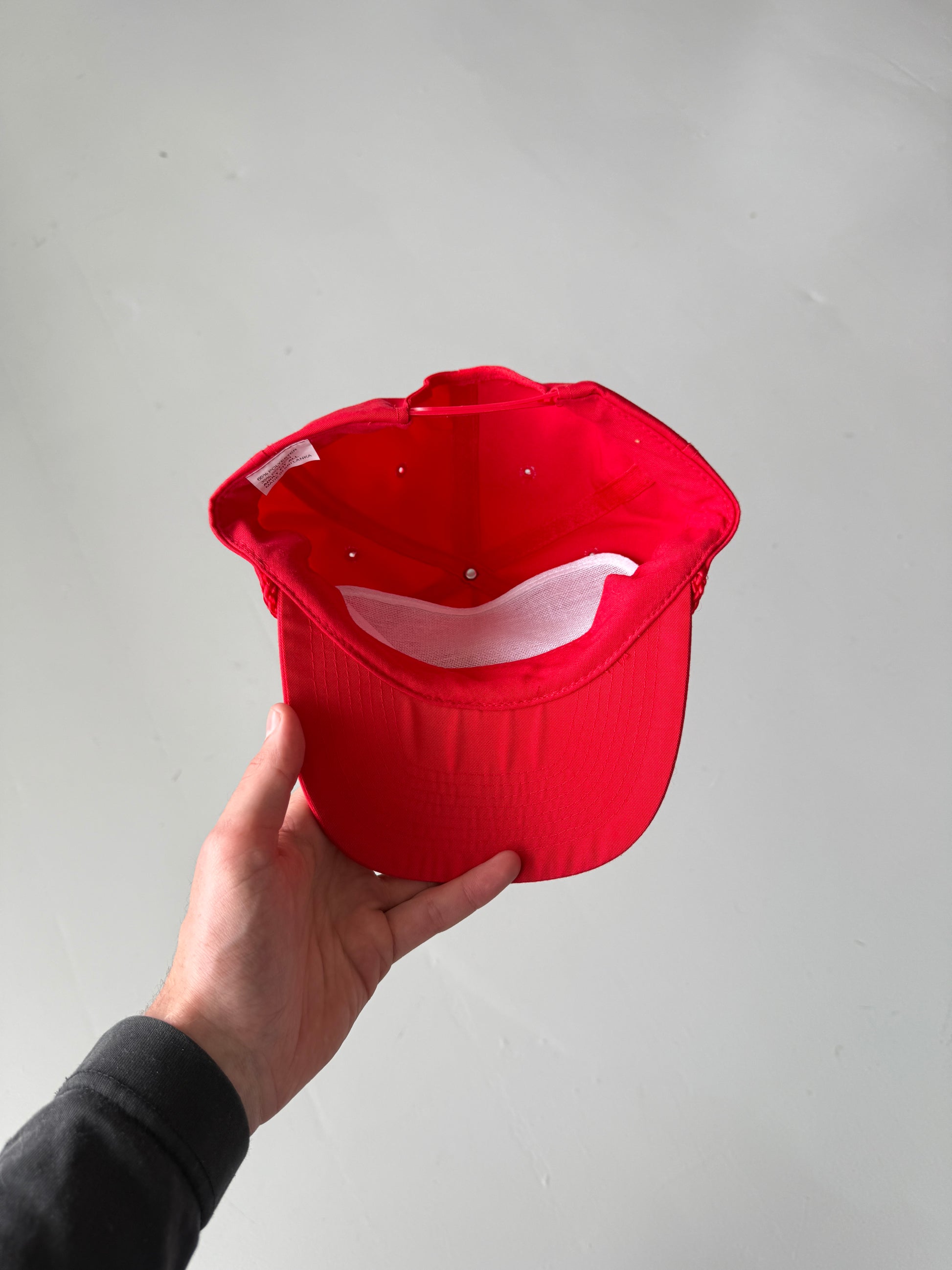 Red Columbia Freight liner Sales Vintage Cotton SnapBack Trucker Cap