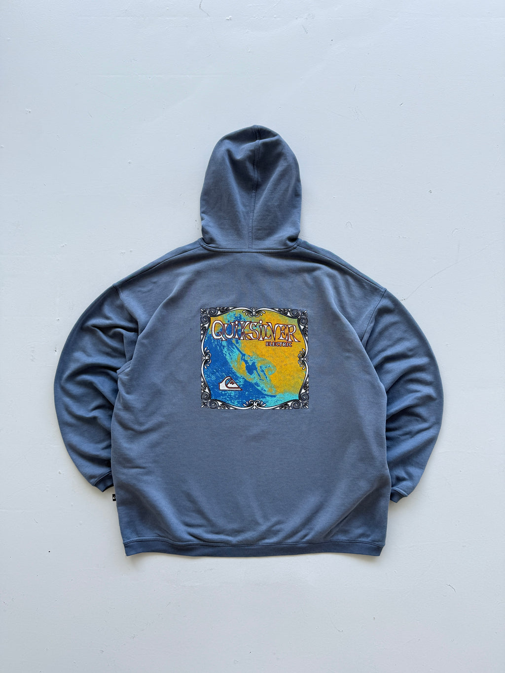 Quiksilver Electric Surf 90's Vintage Graphic Hoodie - XL