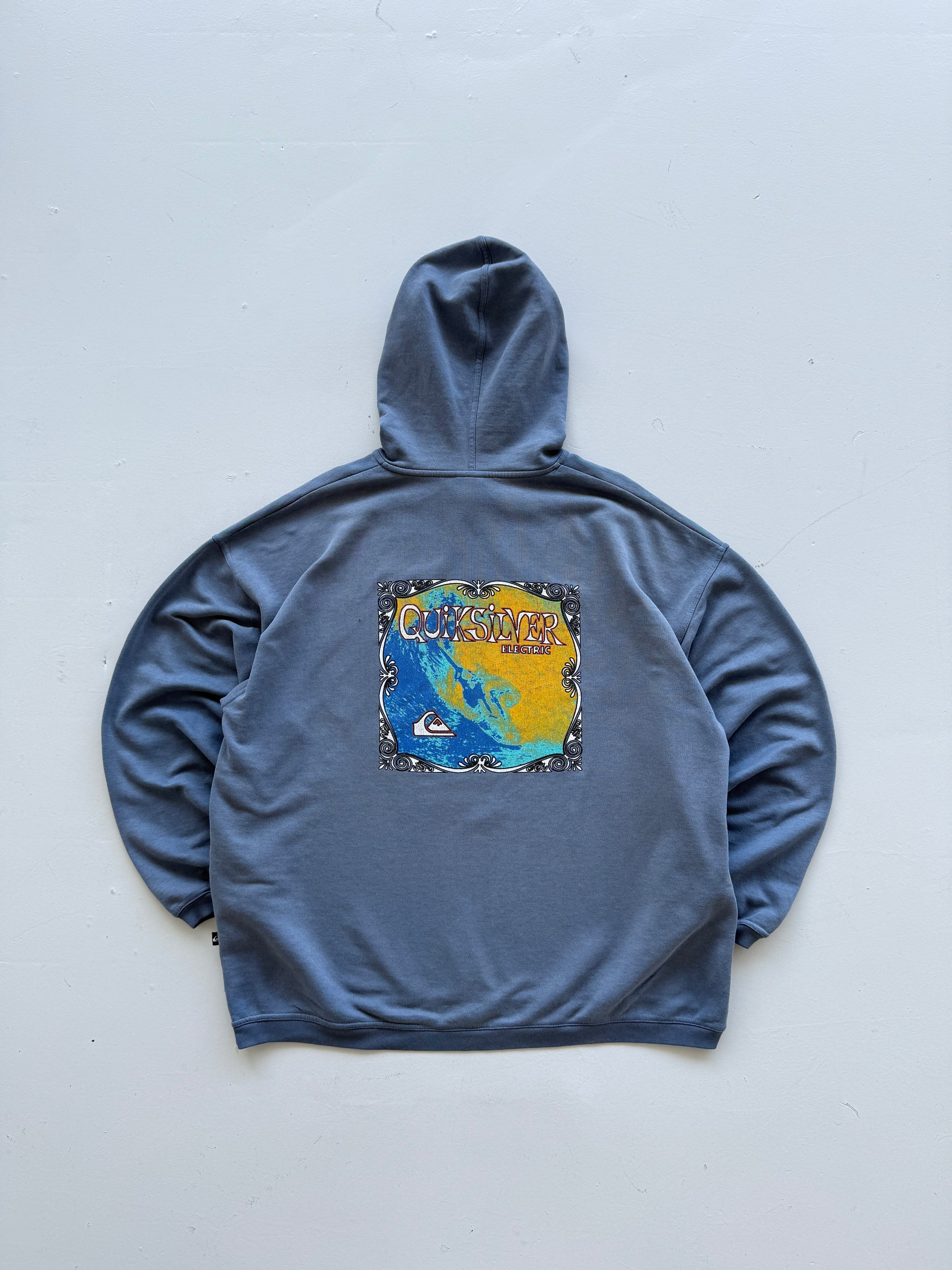 Quiksilver Electric Surf 90's Vintage Graphic Hoodie - XL