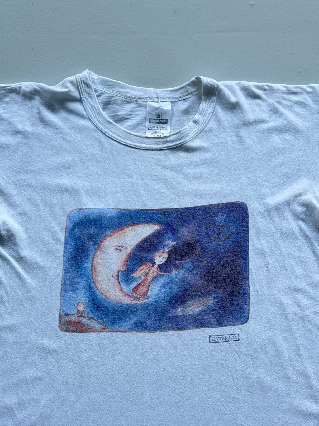 Royal Mail Letterbox Graphic Made in England Vintage T-Shirt - XL