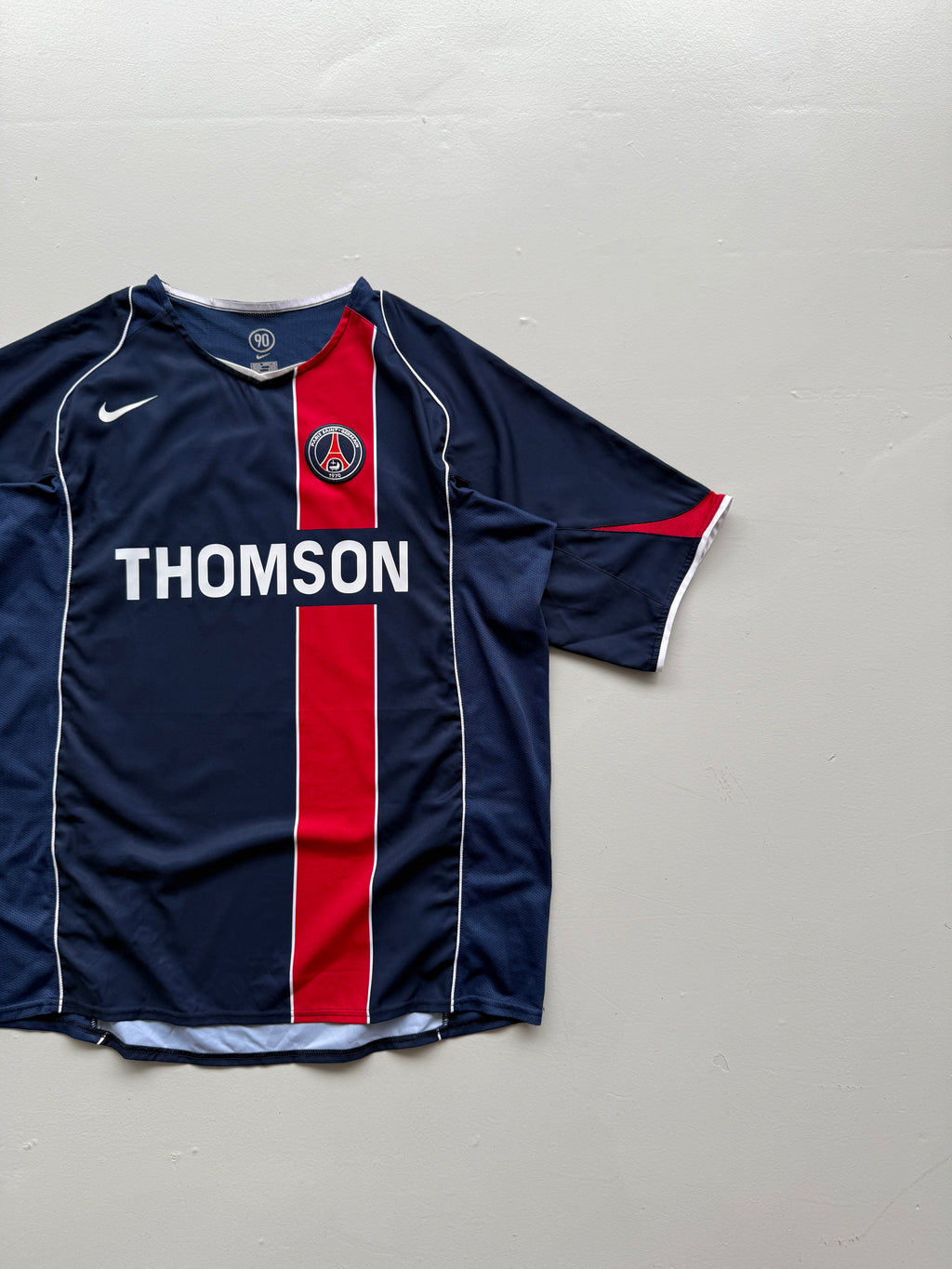 Nike PSG Paris Saint-Germain Thomson 00's Vintage Home Football Shirt - XL