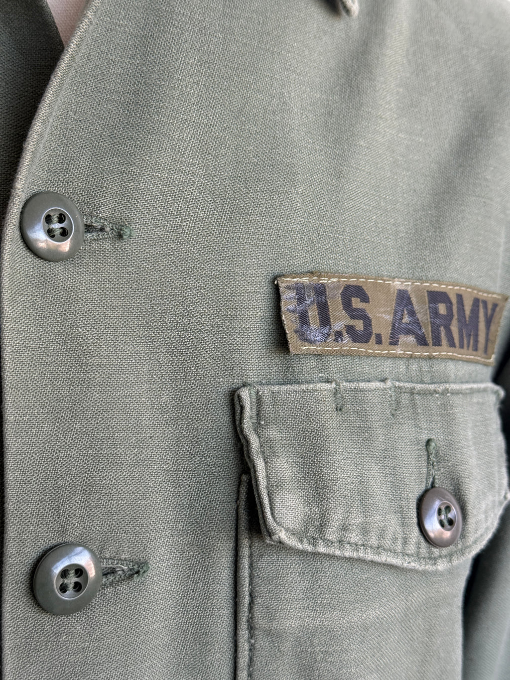 U.S. Army Gamboa Vintage 1960's Military Utility Shirt - Small
