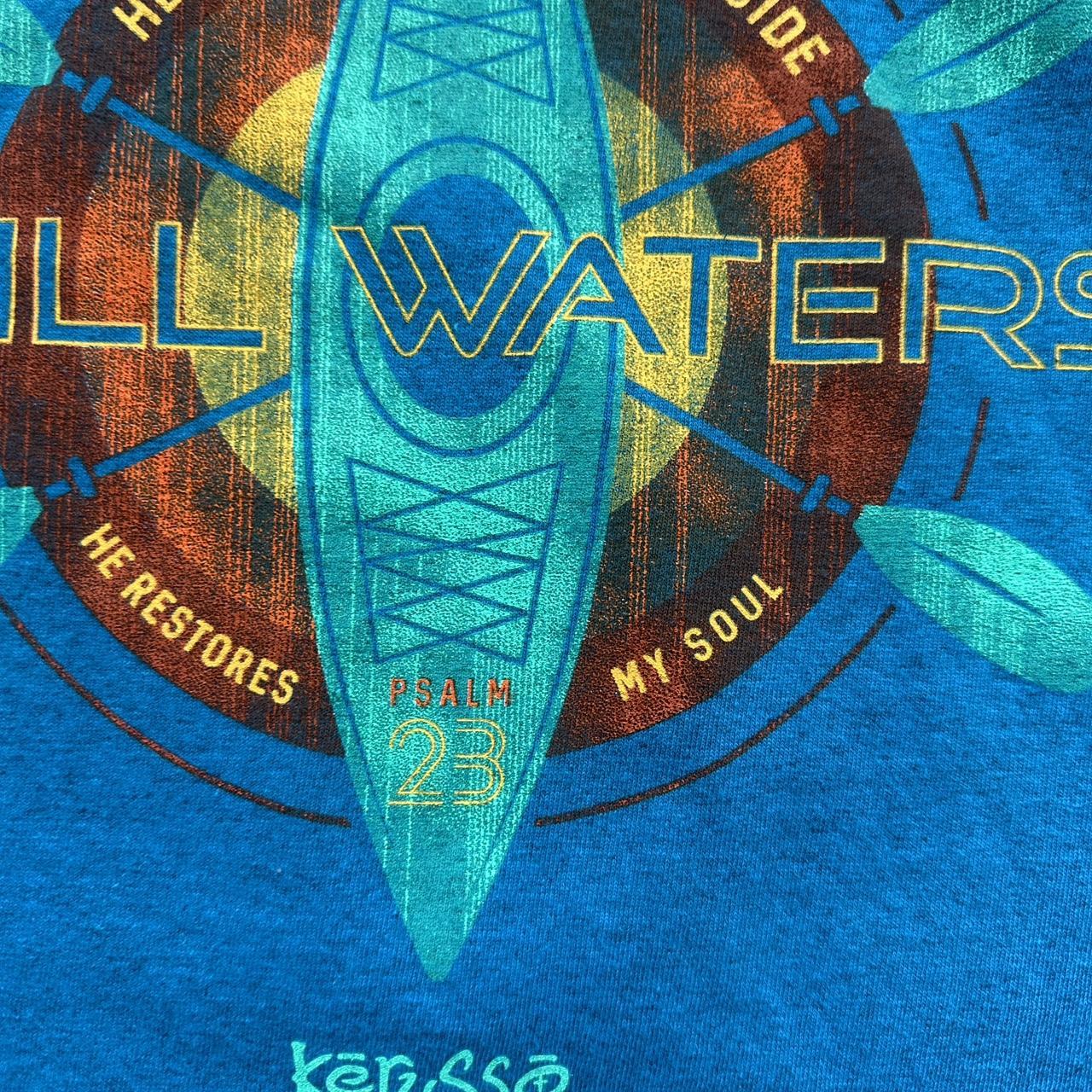 Blue Still Waters Surf 00s Vintage T-shirt - Medium
