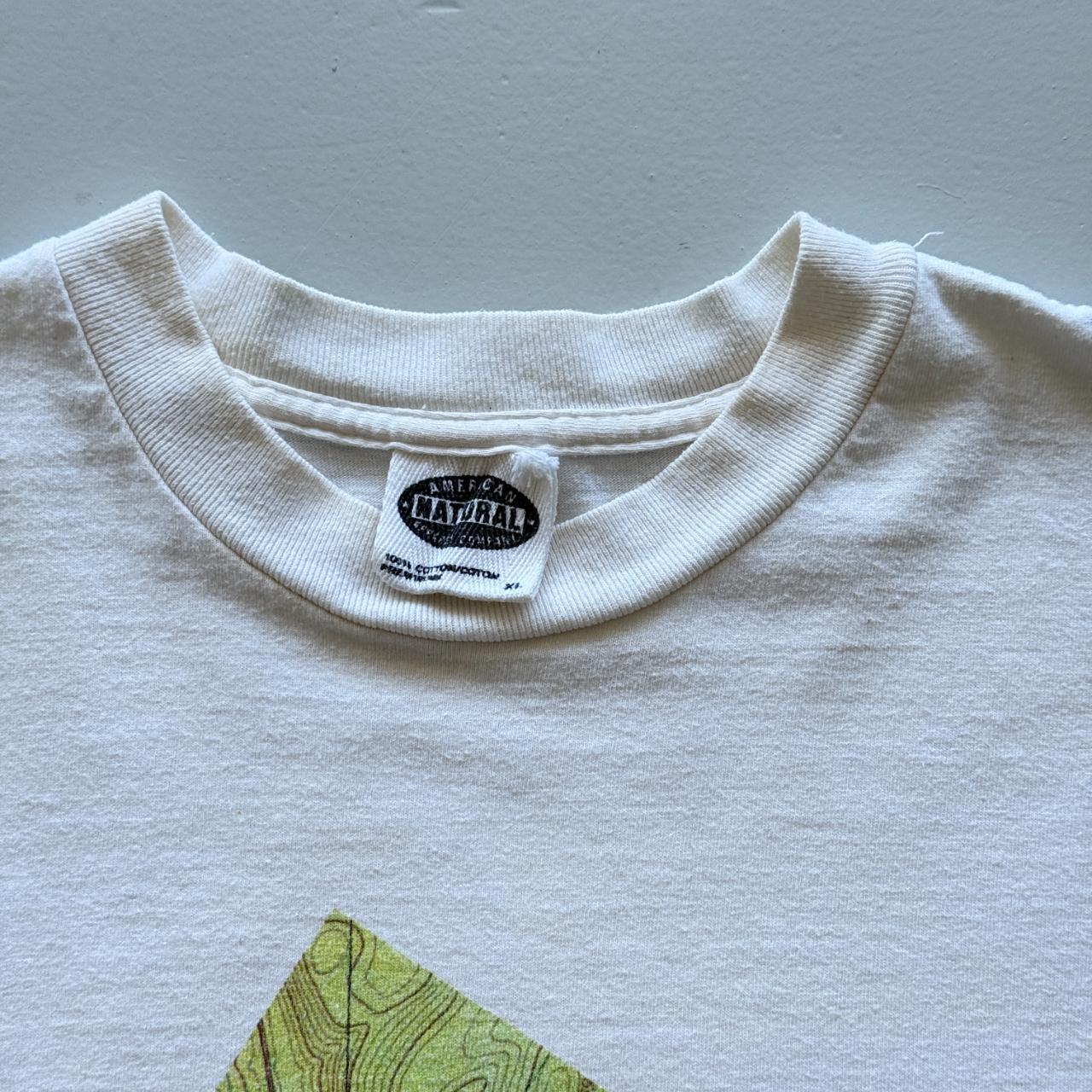 White / Cream Trail Blazers Vintage 90s T-shirt - XL