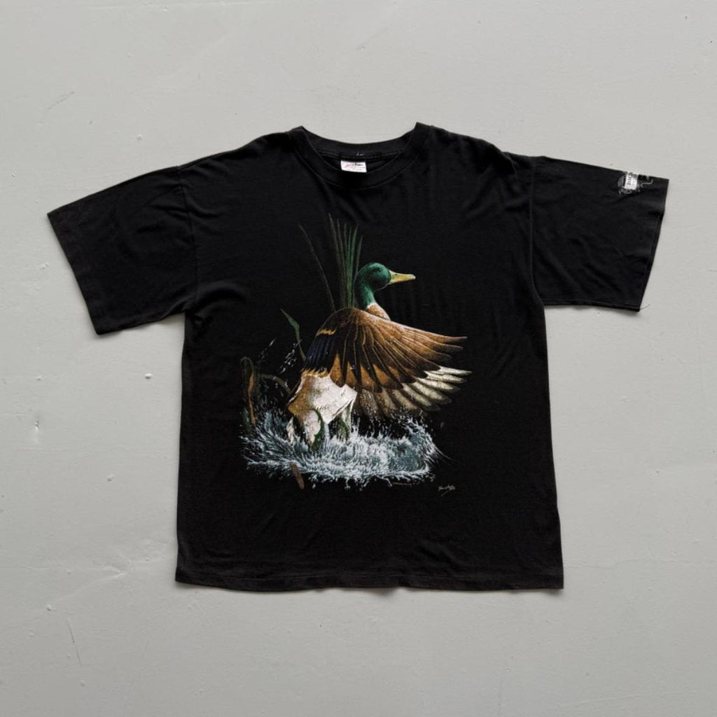 Black Duck Mallard 90s Vintage Graphic T-Shirt - XL