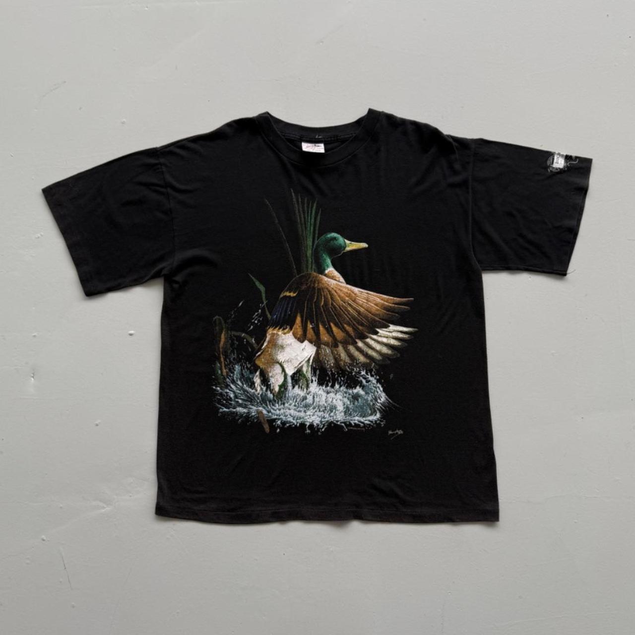 Black Duck Mallard 90s Vintage Graphic T-Shirt - XL