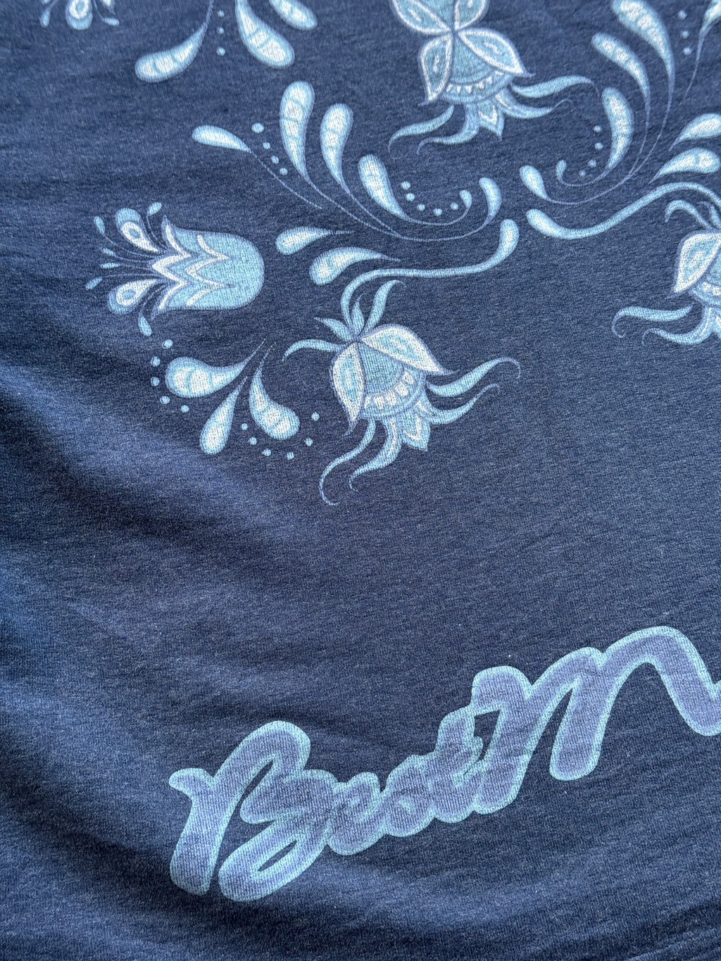 Navy Blue Best Montana 90's Vintage Surfer Style Jumper  - Large