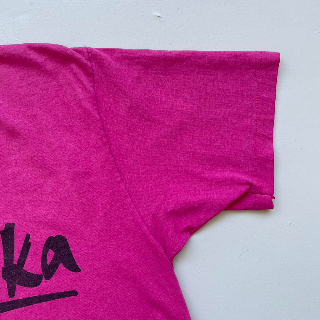 Pink Nebraska Tourist 80s/90s Americana Vintage T-shirt - Large