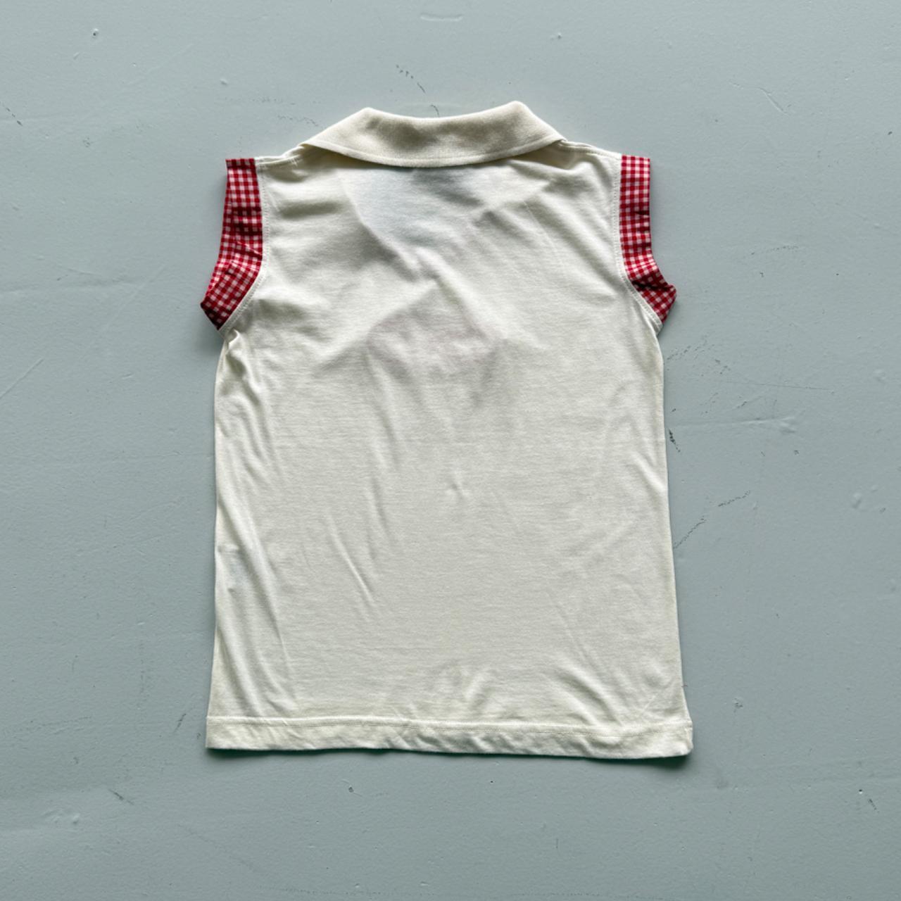 Cream Reebok 90s Deadstock Baby T-Shirt Vest - Size 10