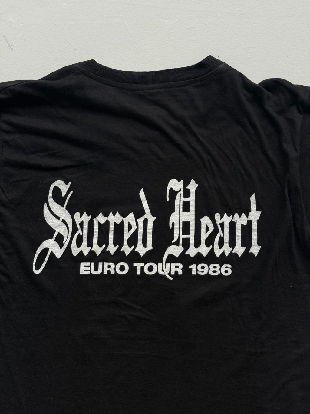 Dio Sacred Heart Euro Tour 1986 Vintage Single Stitch Band T-Shirt - Small/Mediu
