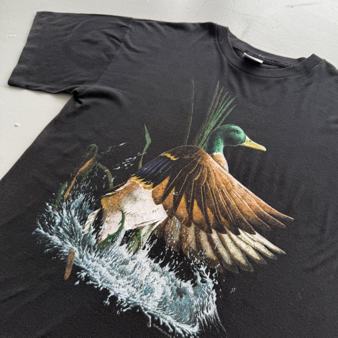 Black Duck Mallard 90s Vintage Graphic T-Shirt - XL