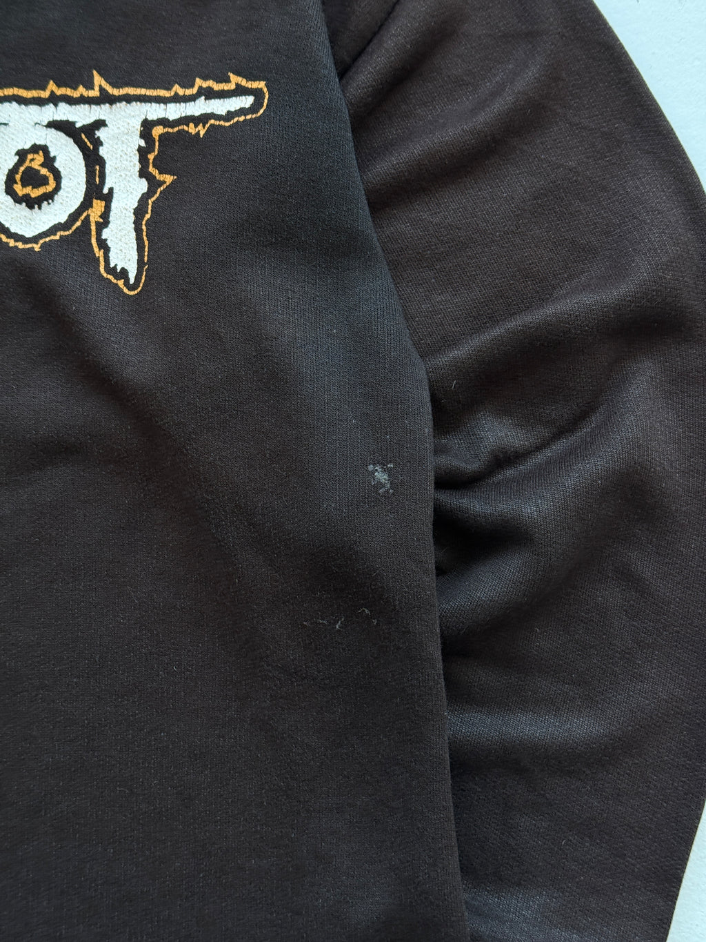 Black Slipknot 00's Vintage 666 Graphic Hoodie Jumper - Small