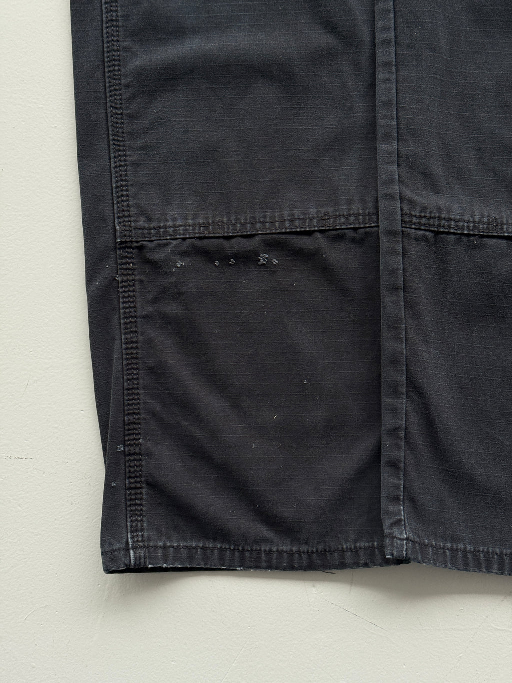 Black Wrangler 00's Vintage Canvas Carpenter Pant Trousers - W36 x L30