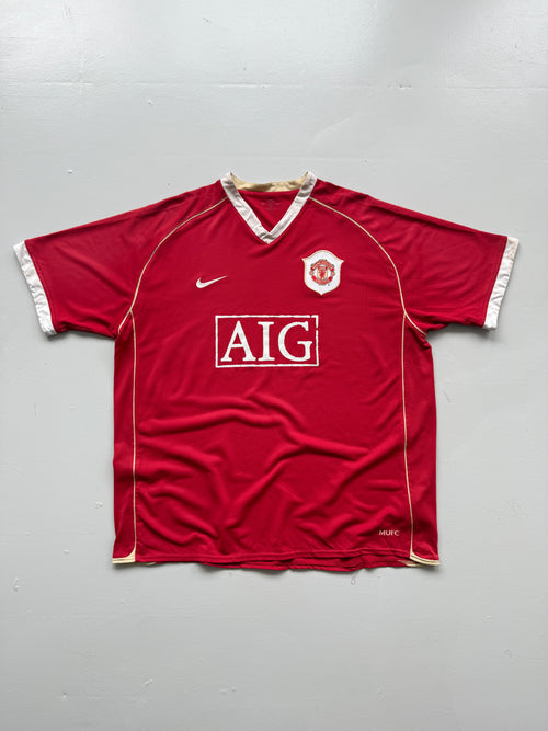 Nike Manchester United AIG 00's Vintage Home Football Shirt - XL