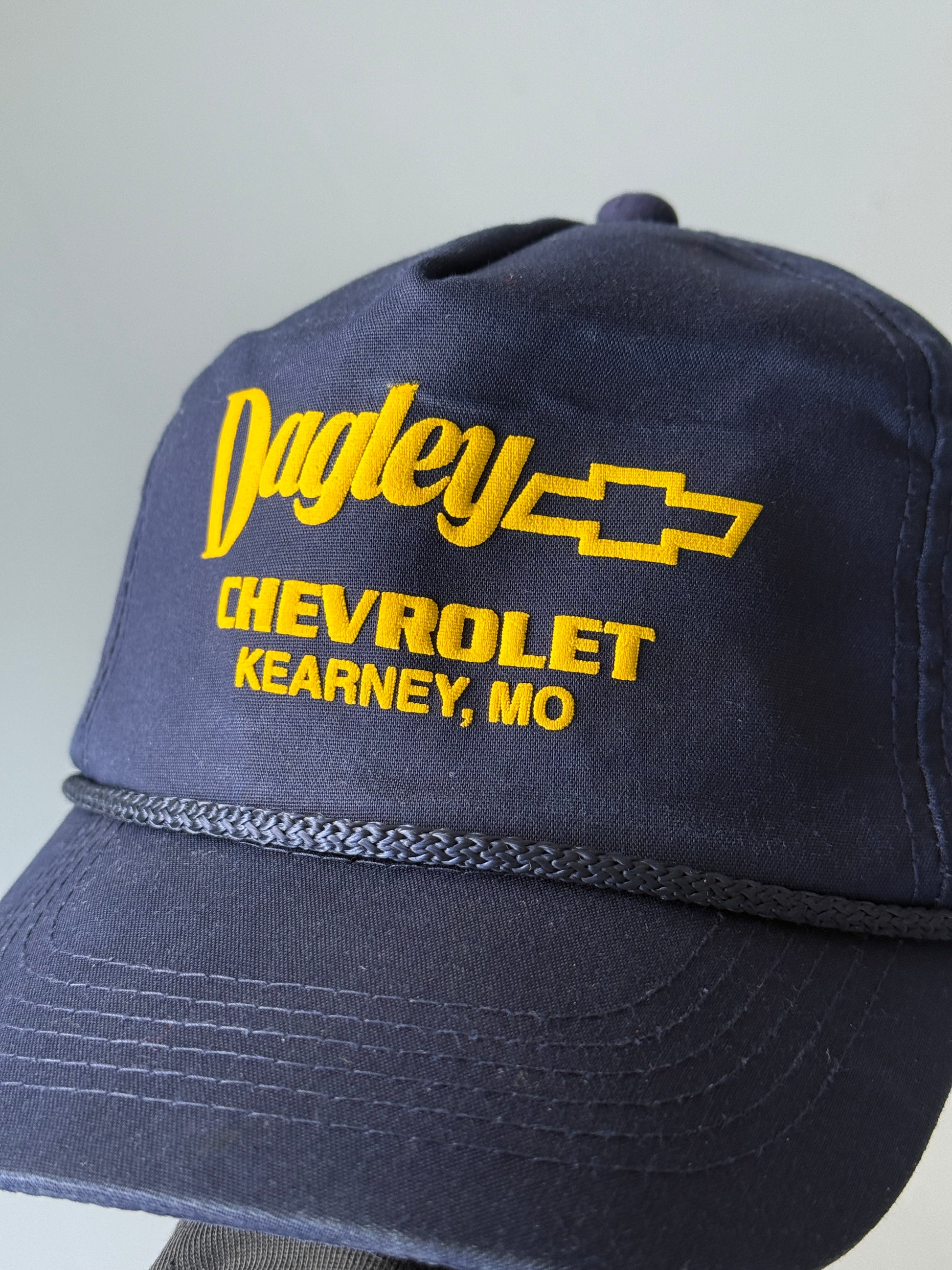 Navy Blue Dagley Chevrolet Vintage Cotton SnapBack Trucker Cap