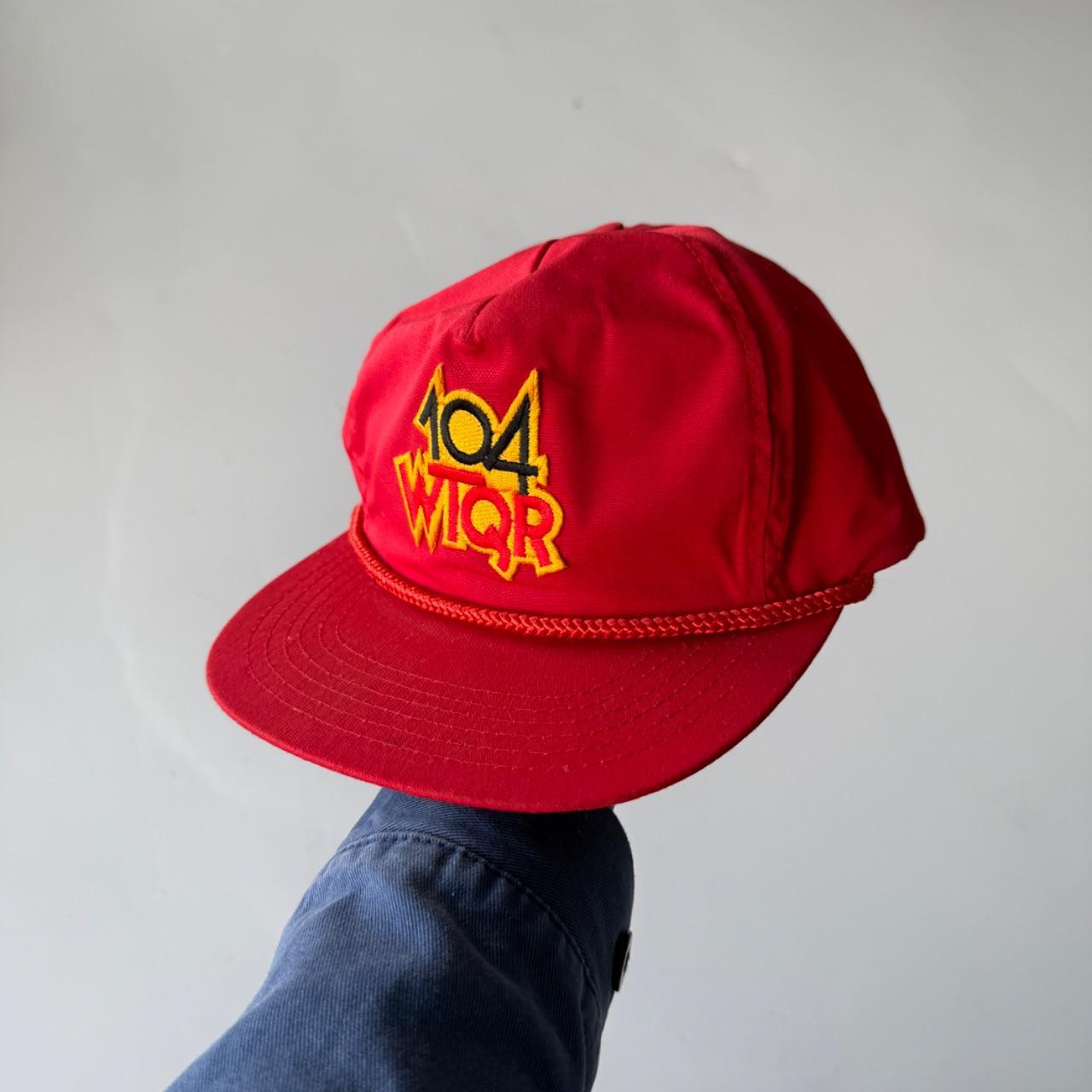 Red 104 WTQR Vintage SnapBack Trucker Cap