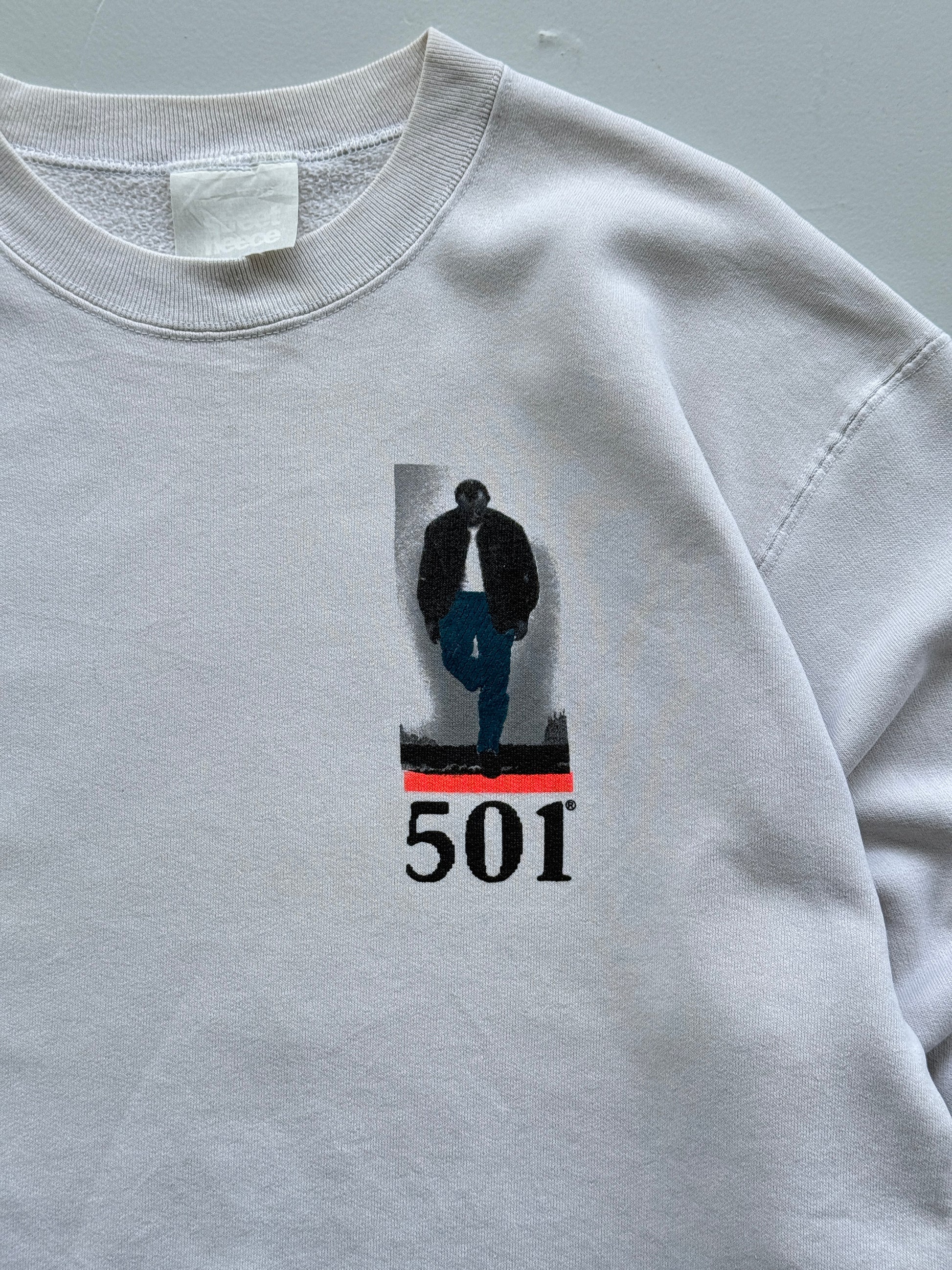 Levi's 501 Blues 80's Vintage Graphic Sweatshirt - Medium