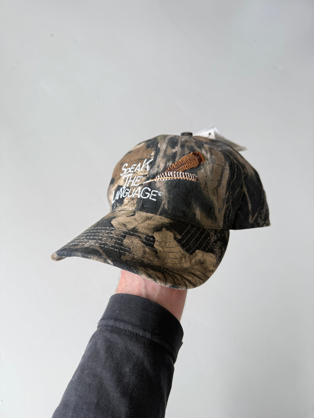 Green Camo Primos Hunters Vintage Cotton SnapBack Trucker Cap