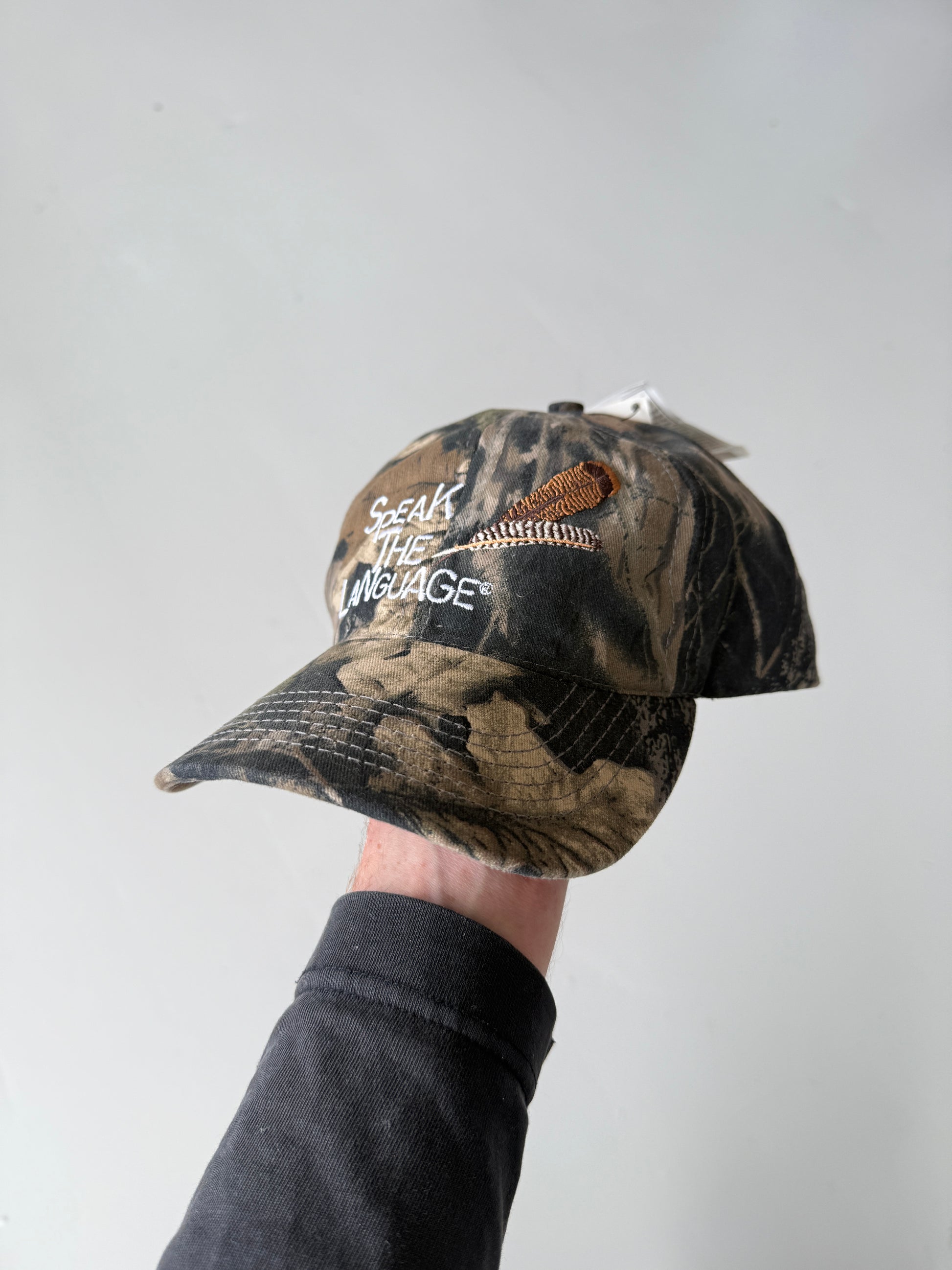 Green Camo Primos Hunters Vintage Cotton SnapBack Trucker Cap