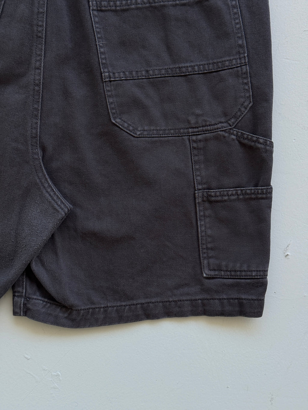 Black RSQ 90's Vintage Baggy Carpenter Denim Shorts - W38 x L7